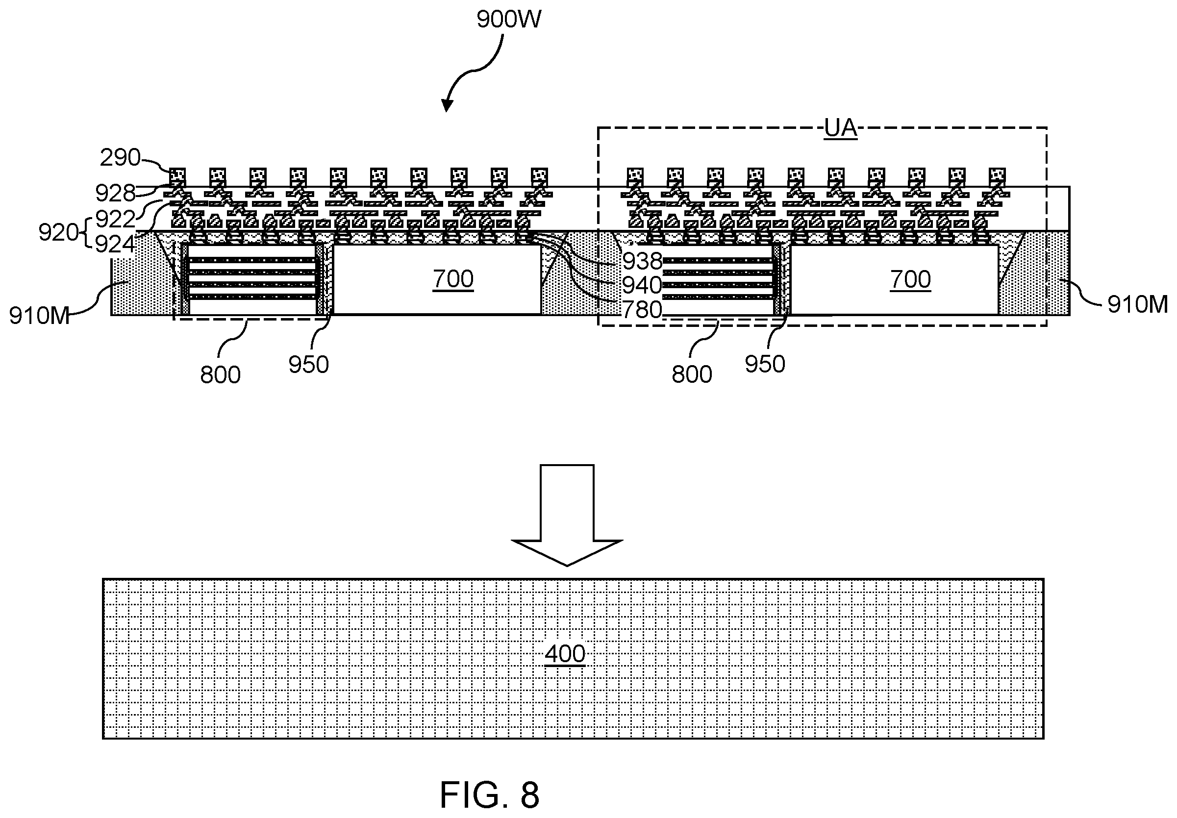 Patent US12347758 Figure 13 – Dual-underfill encapsulation for packaging and methods of forming the same