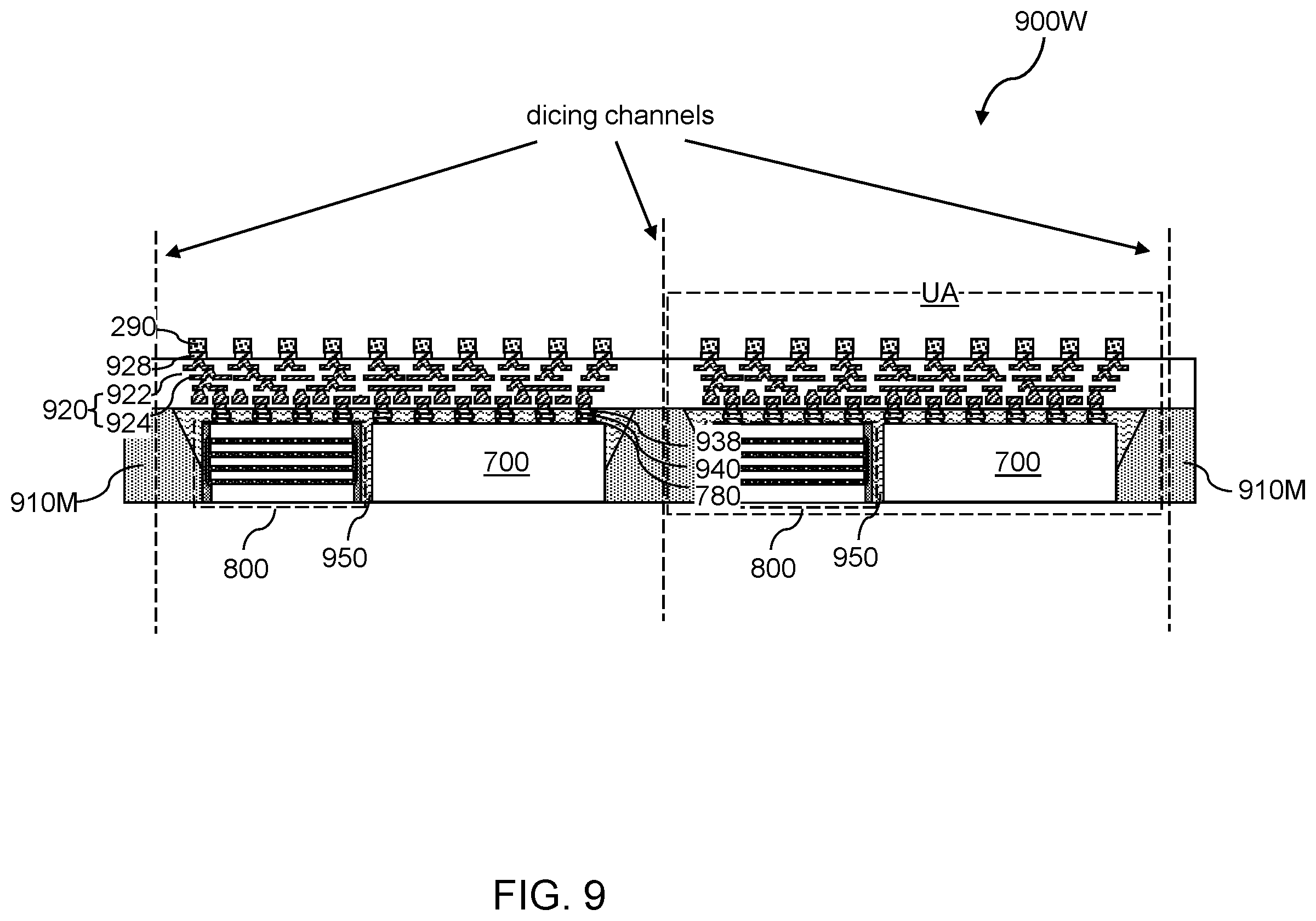 Patent US12347758 Figure 14 – Dual-underfill encapsulation for packaging and methods of forming the same