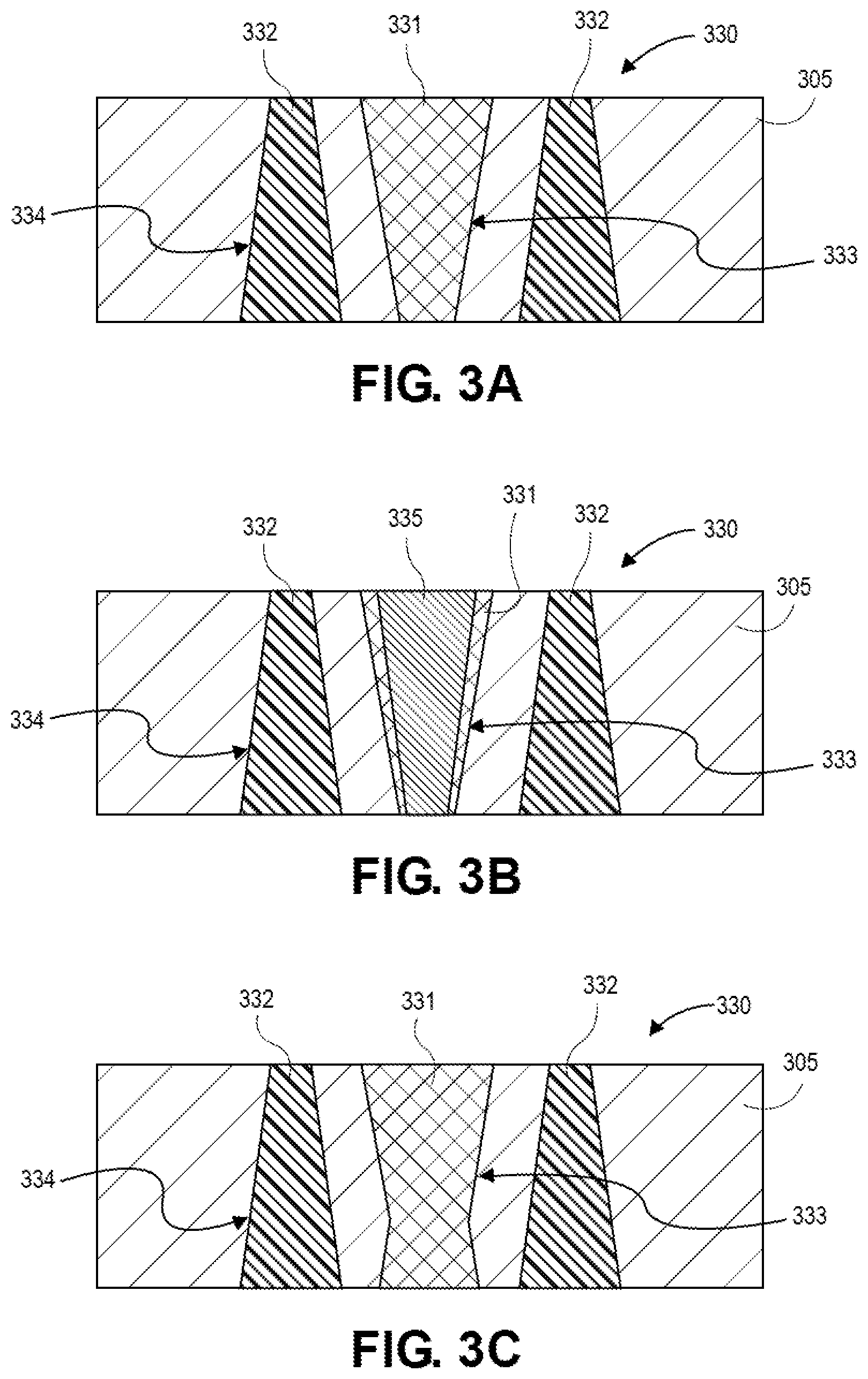 Patent US12347761 Figure 3 – Magnetic planar spiral and high aspect ratio inductors for power delivery in the glass-core of a package substrate