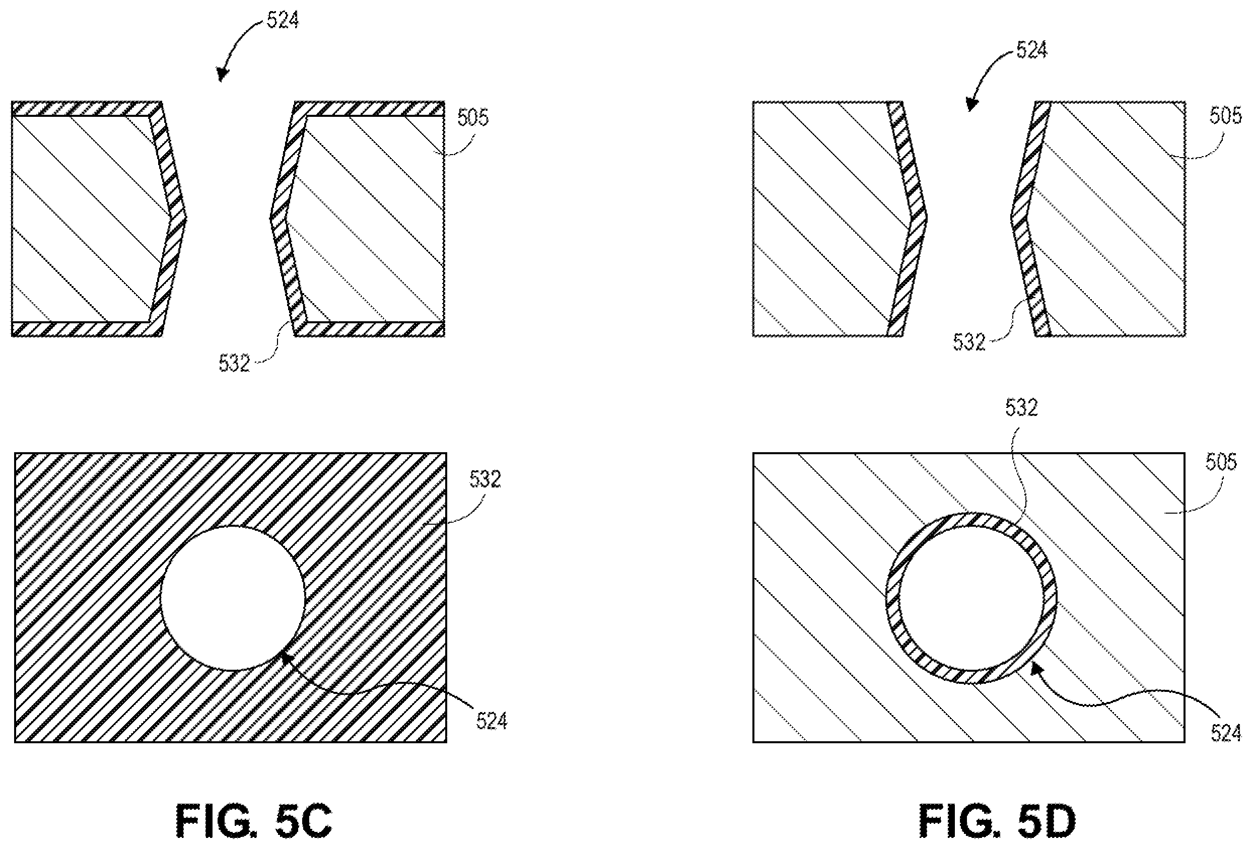 Patent US12347761 Figure 8 – Magnetic planar spiral and high aspect ratio inductors for power delivery in the glass-core of a package substrate