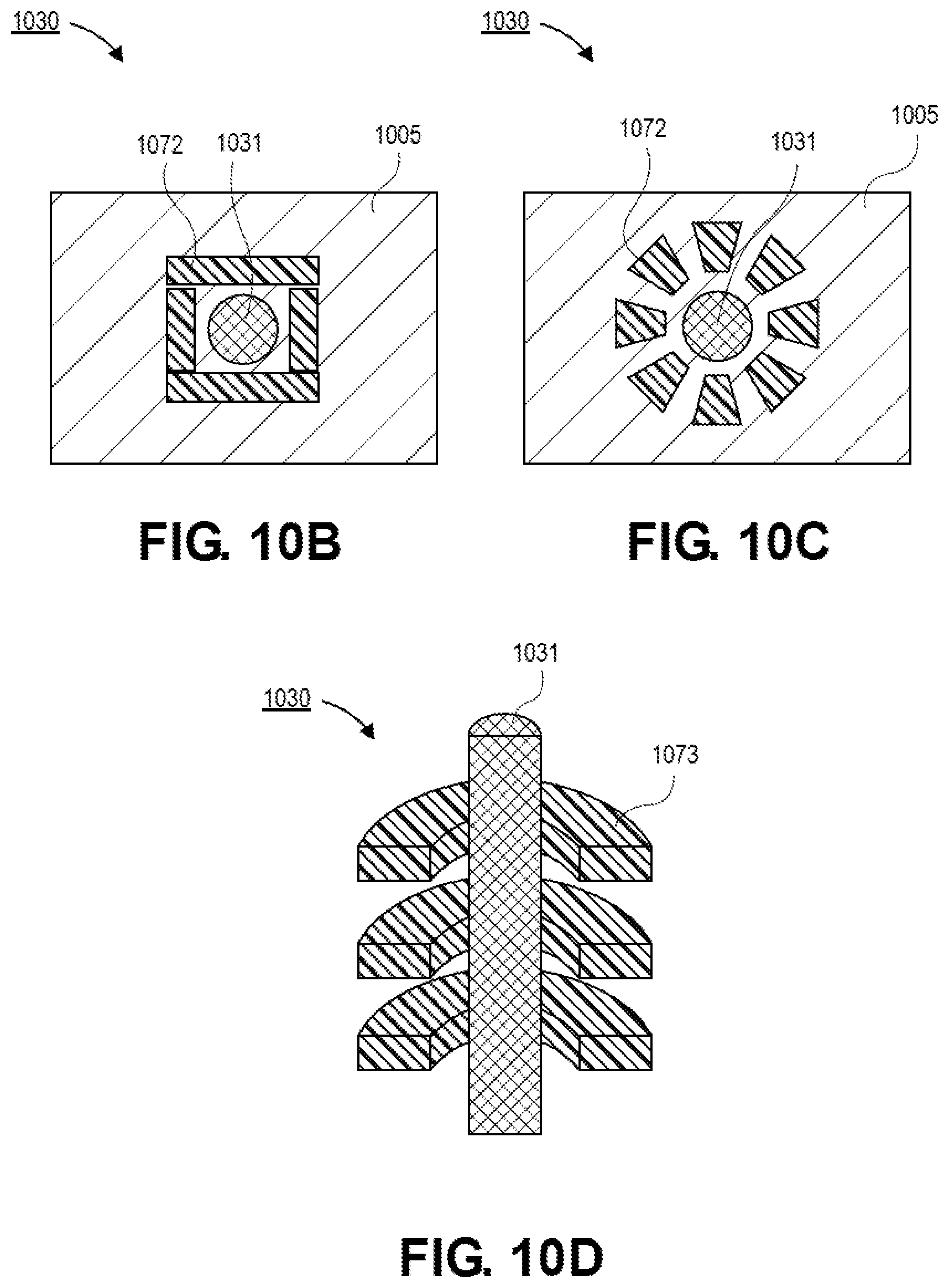 Patent US12347761 Figure 16 – Magnetic planar spiral and high aspect ratio inductors for power delivery in the glass-core of a package substrate