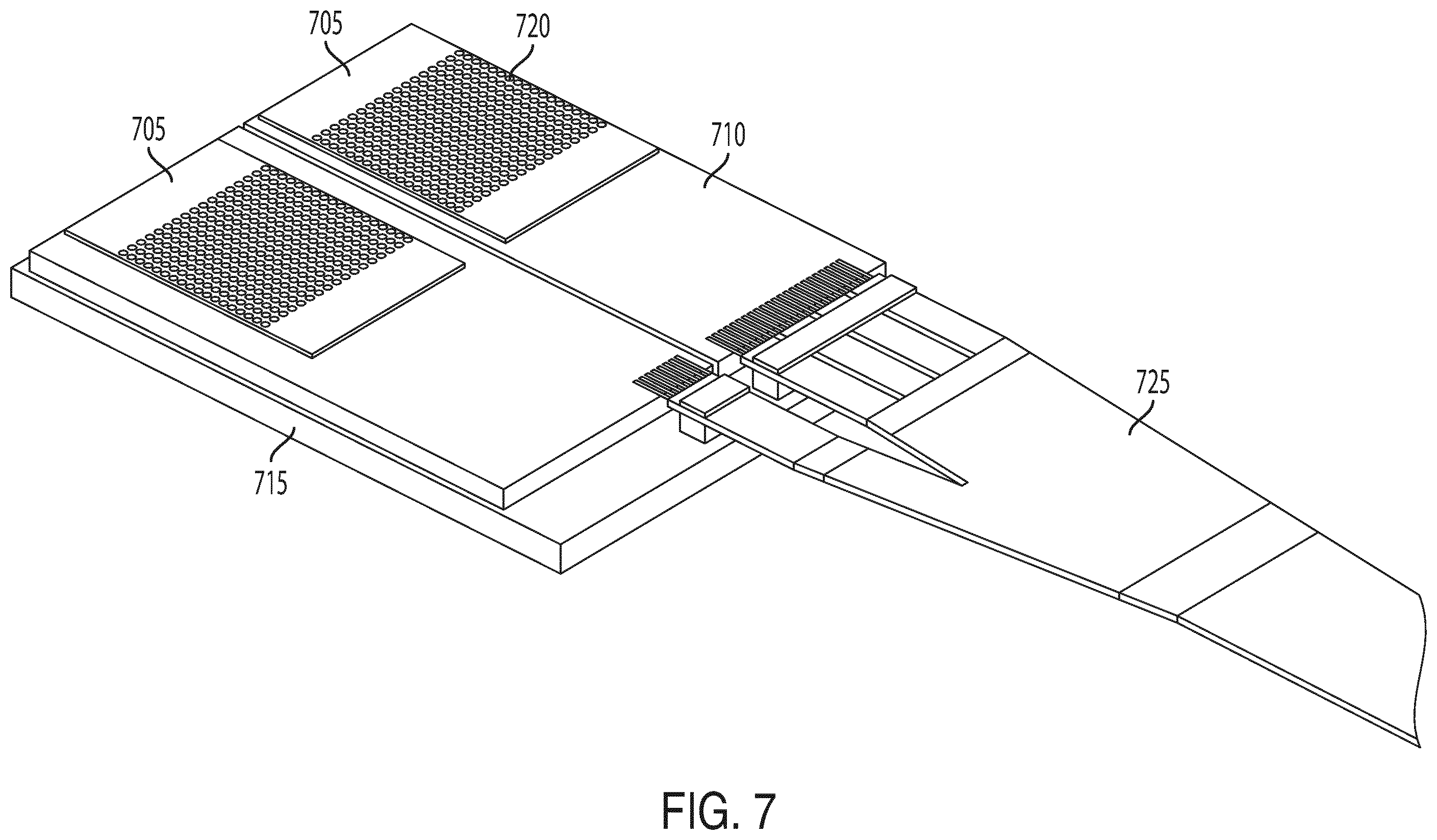 Patent US12347763 Figure 7 – Packaging of three-dimensional integrated circuit by encapsulation with copper posts and double sided redistribution layer