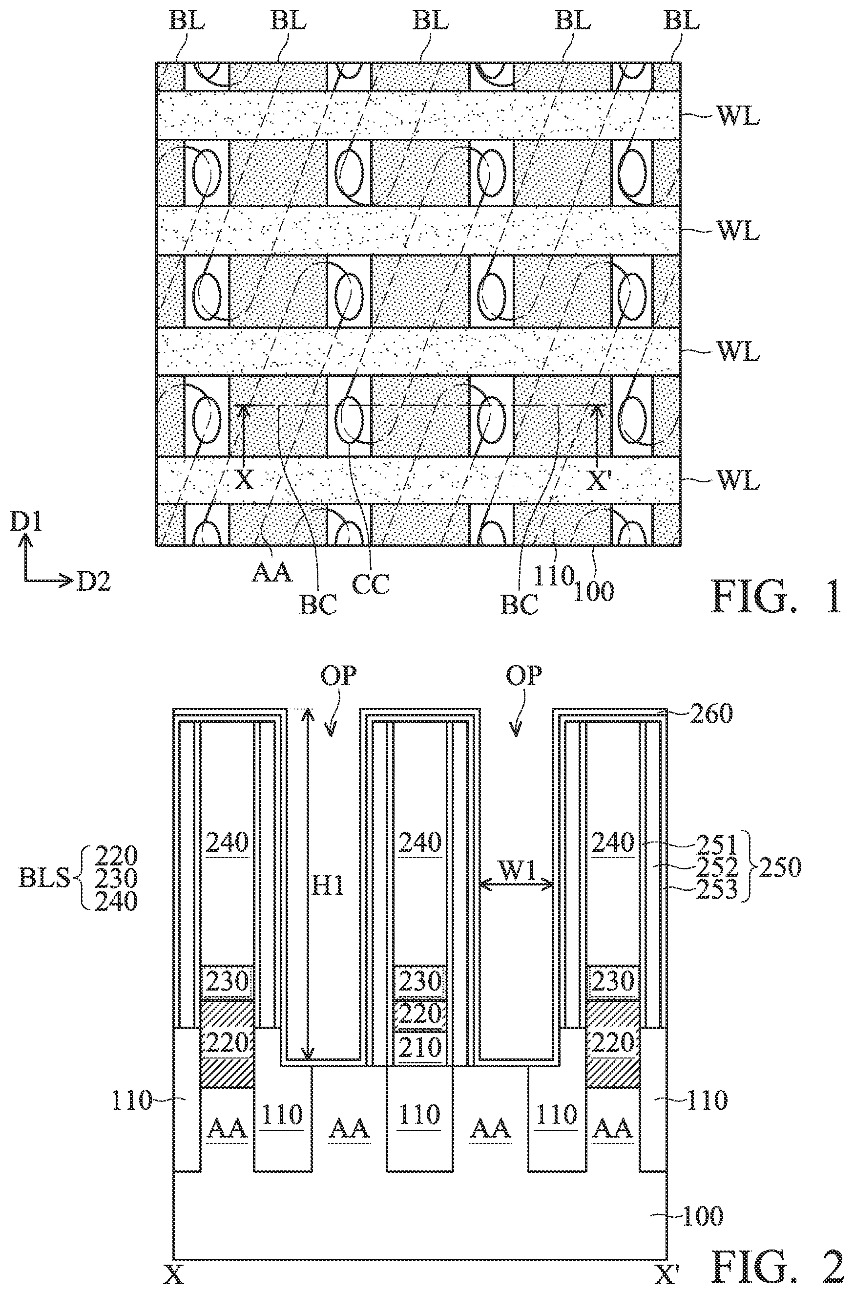 Patent US12347766 — Semiconductor structure and method for forming the same — Figure 1