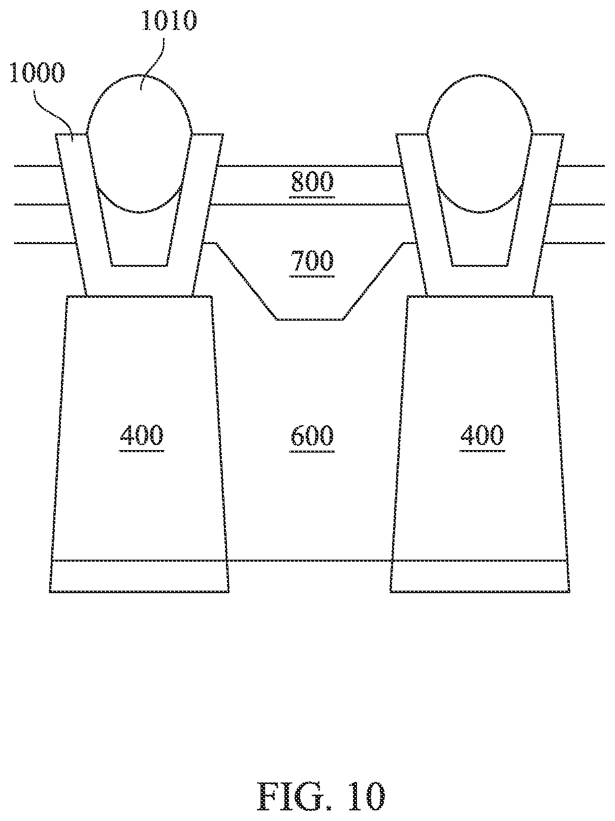 Patent US12347772 Figure 10 – Semiconductor devices and methods of manufacturing thereof