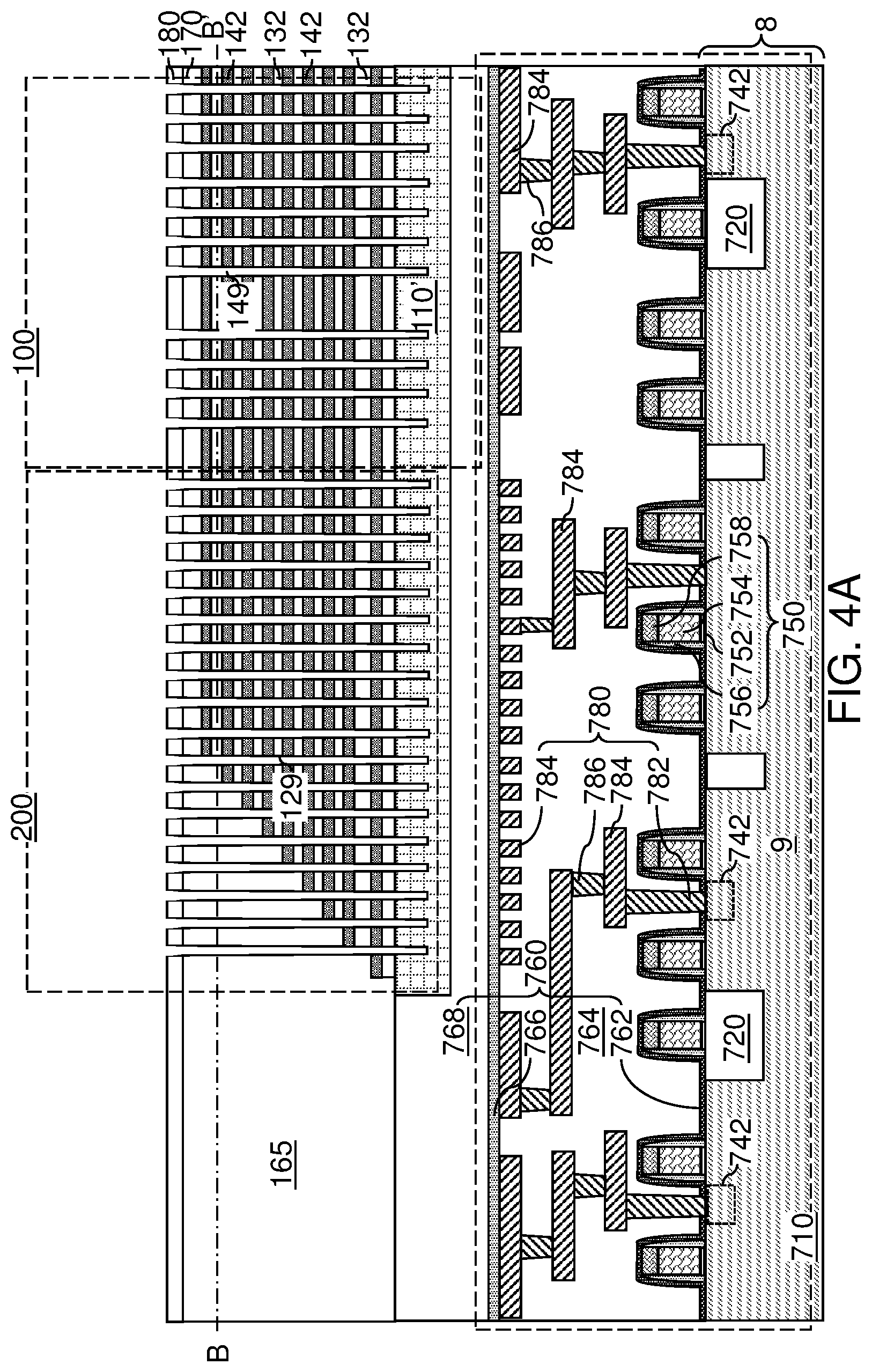 Patent US12347779 Figure 6 – Three-dimensional memory device with source line isolation and method of making the same