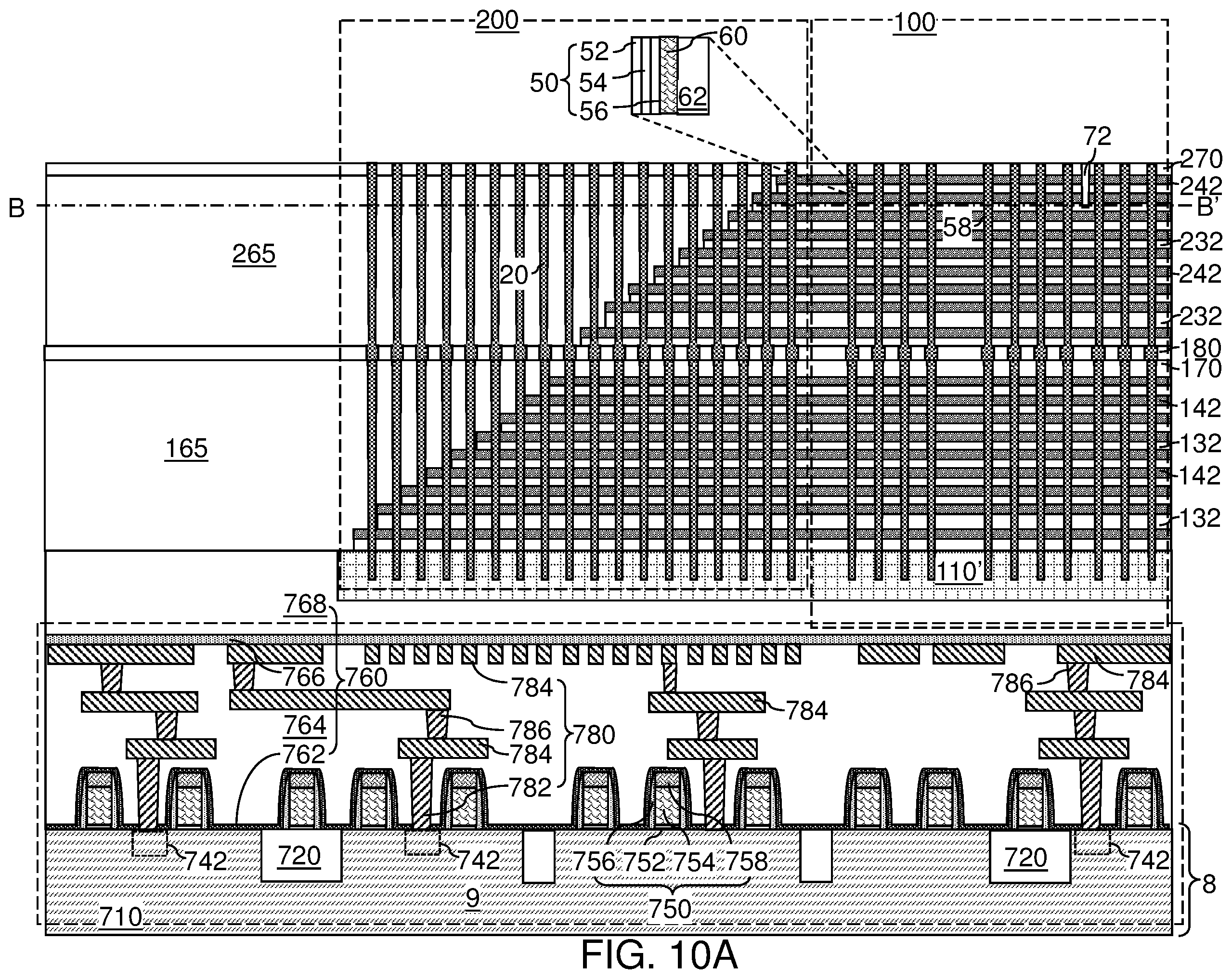 Patent US12347779 Figure 16 – Three-dimensional memory device with source line isolation and method of making the same