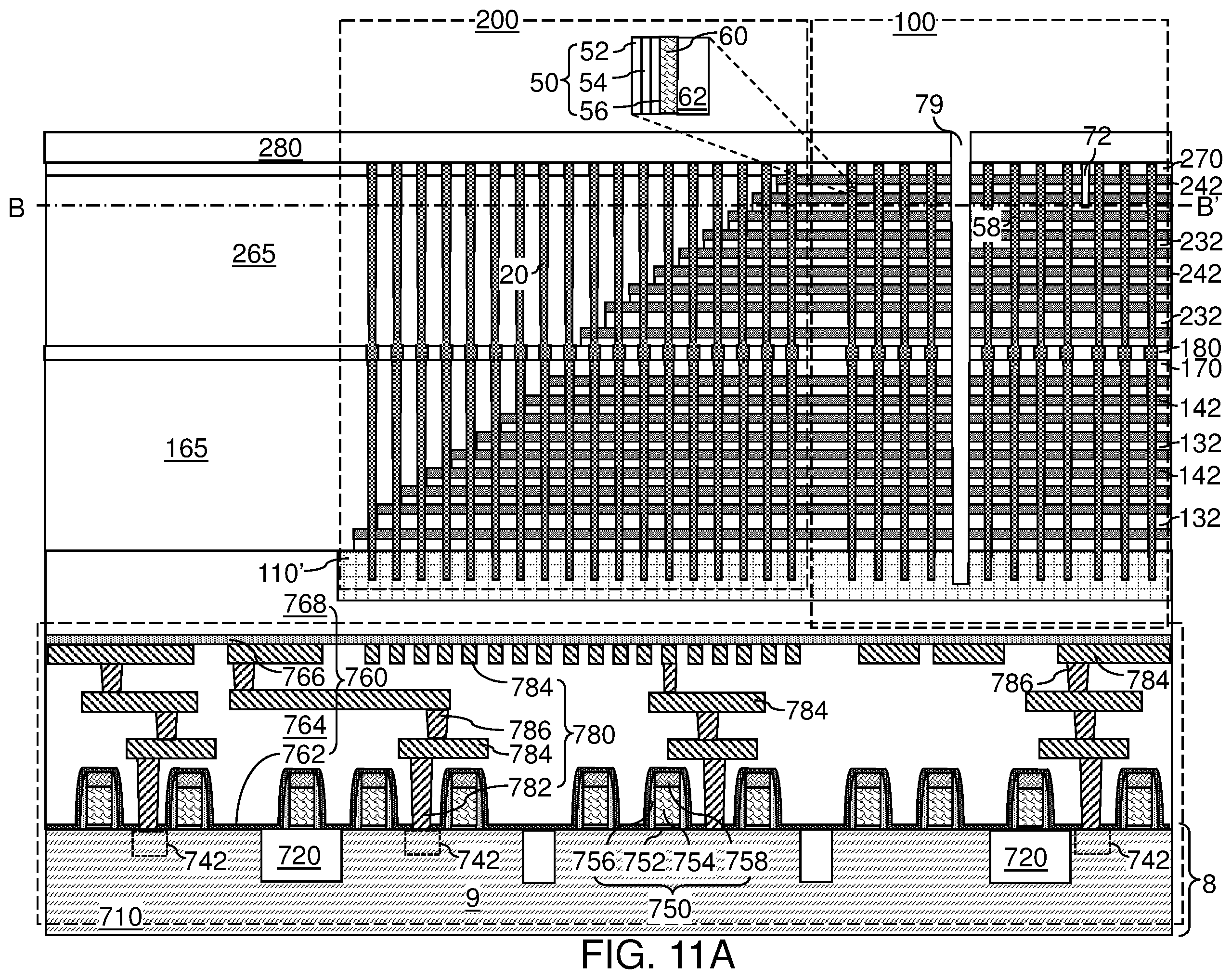 Patent US12347779 Figure 18 – Three-dimensional memory device with source line isolation and method of making the same