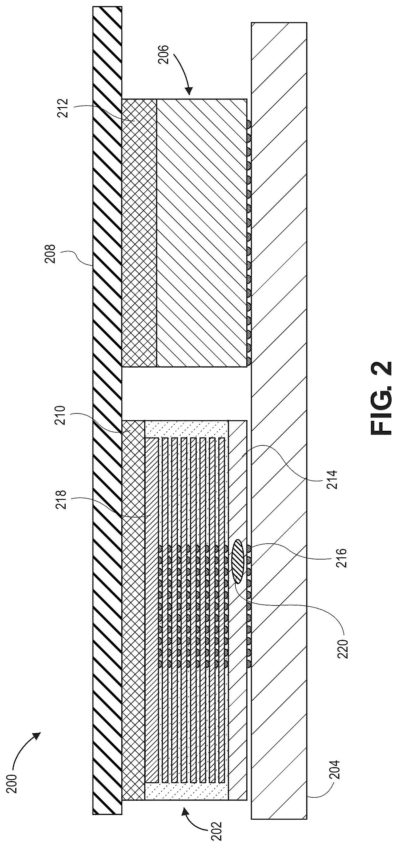 Patent US12347780 Figure 2 – Integrated circuit package with flipped high bandwidth memory device