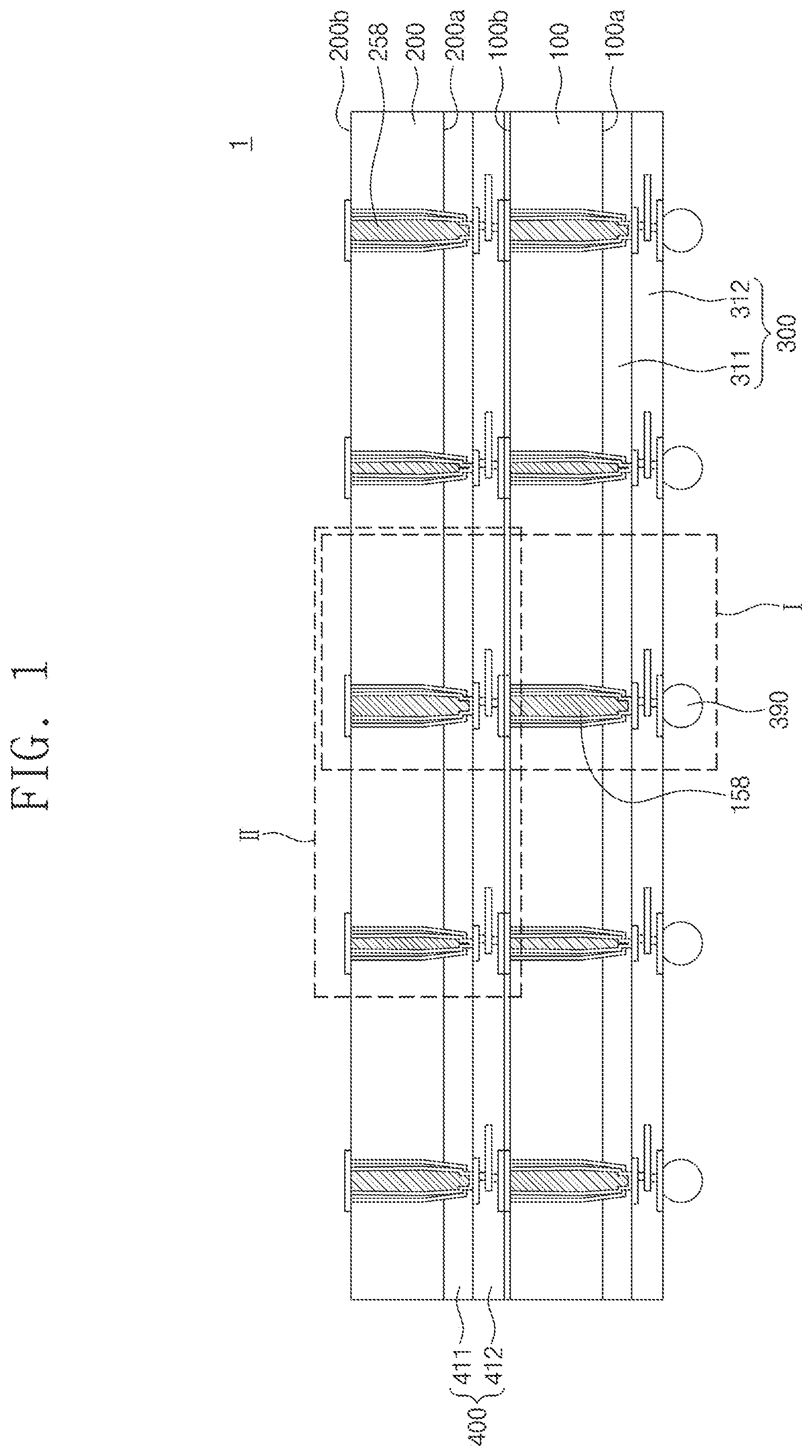 Patent US12347781 Figure 1 – Semiconductor devices having penetration vias