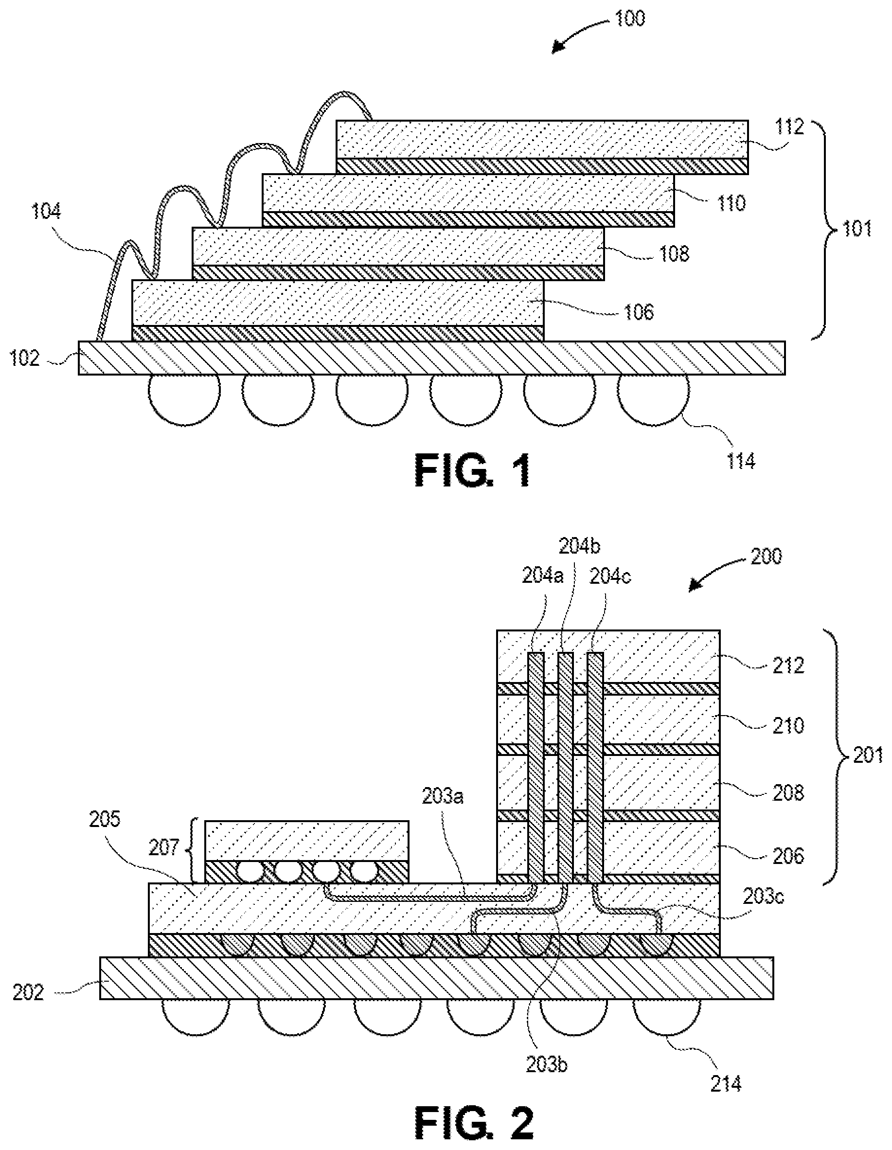 Patent US12347784 Figure 1 – Interposer with step feature