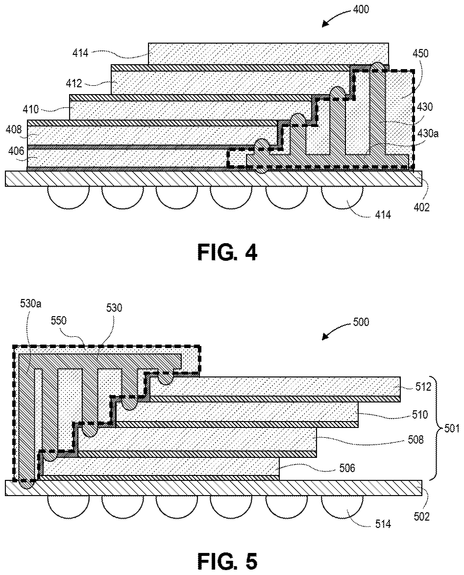 Patent US12347784 Figure 3 – Interposer with step feature