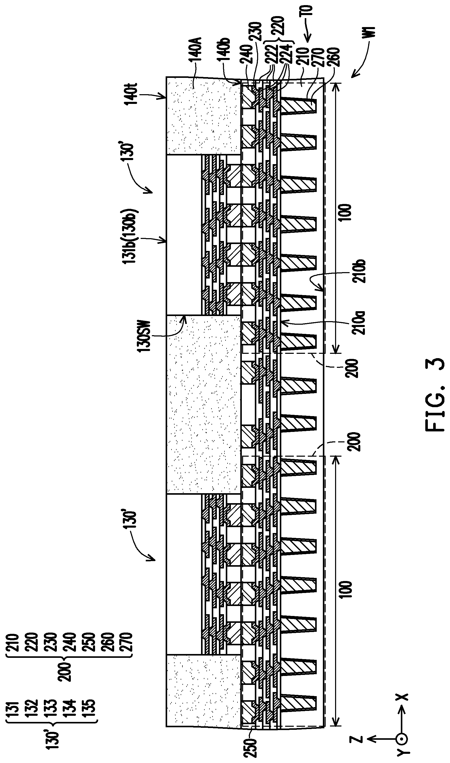 Patent US12347785 Figure 3 – Semiconductor structure and method manufacturing the same