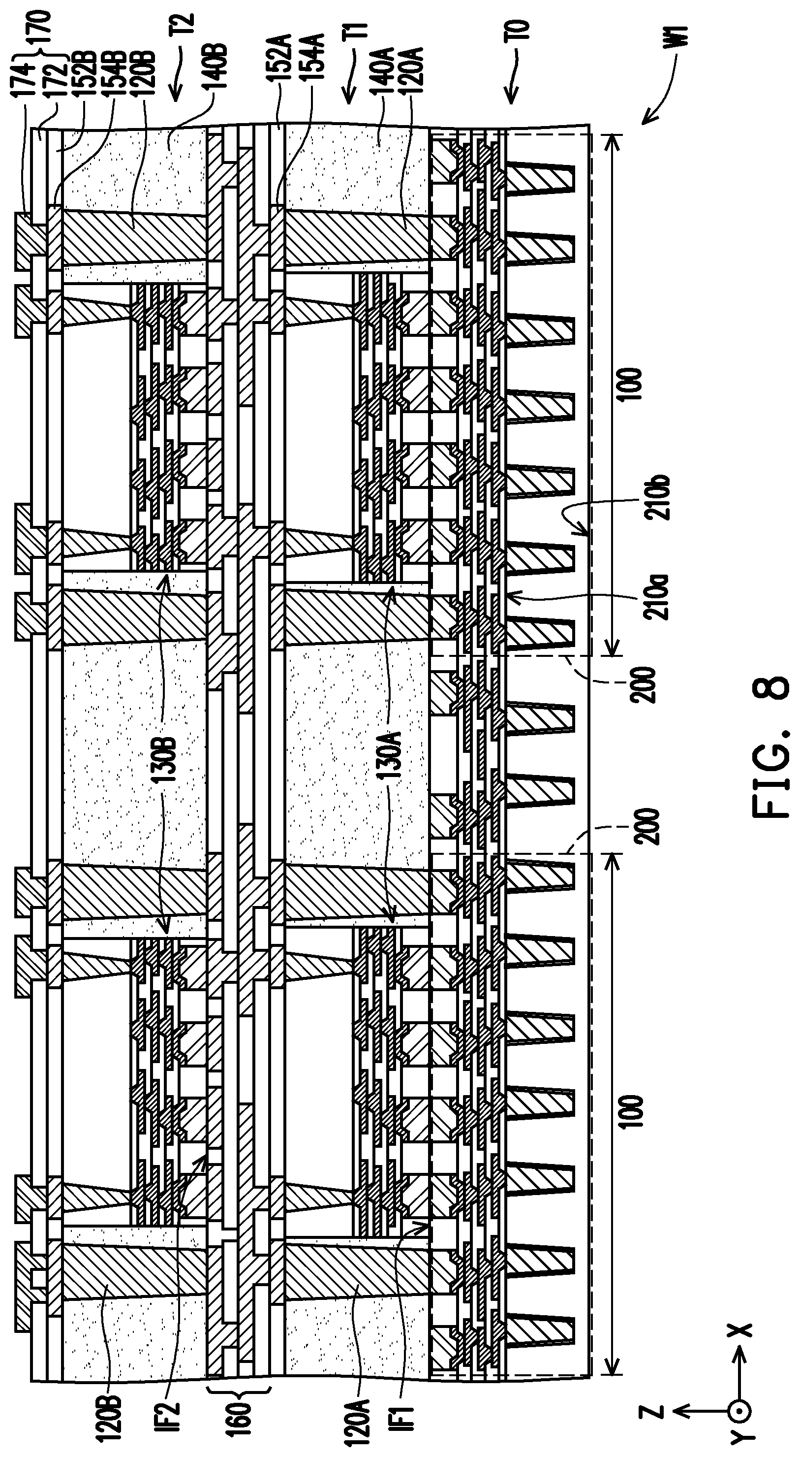 Patent US12347785 Figure 8 – Semiconductor structure and method manufacturing the same