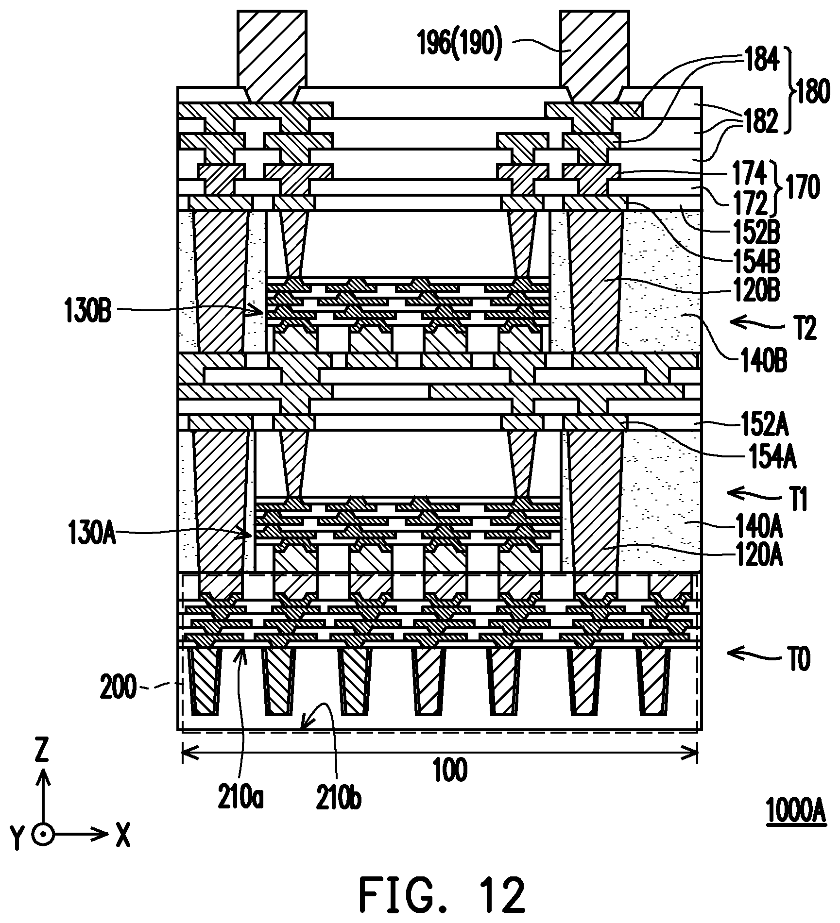 Patent US12347785 Figure 12 – Semiconductor structure and method manufacturing the same