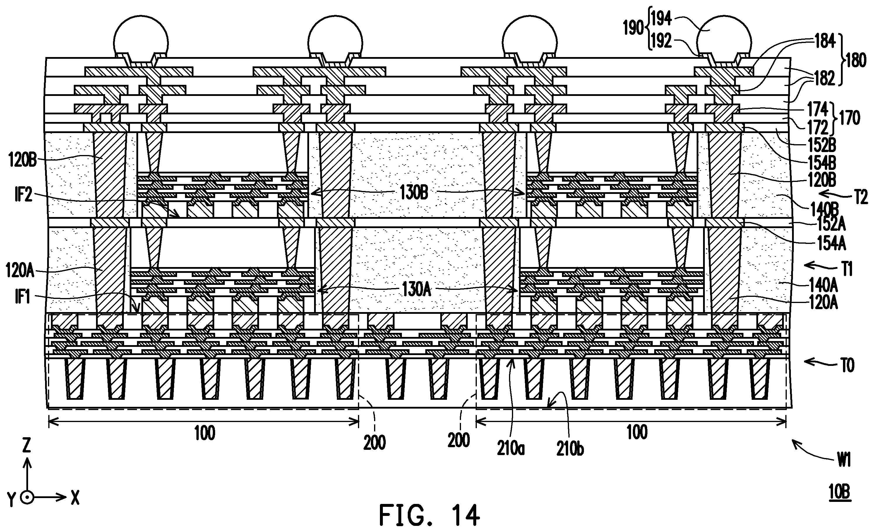 Patent US12347785 Figure 14 – Semiconductor structure and method manufacturing the same