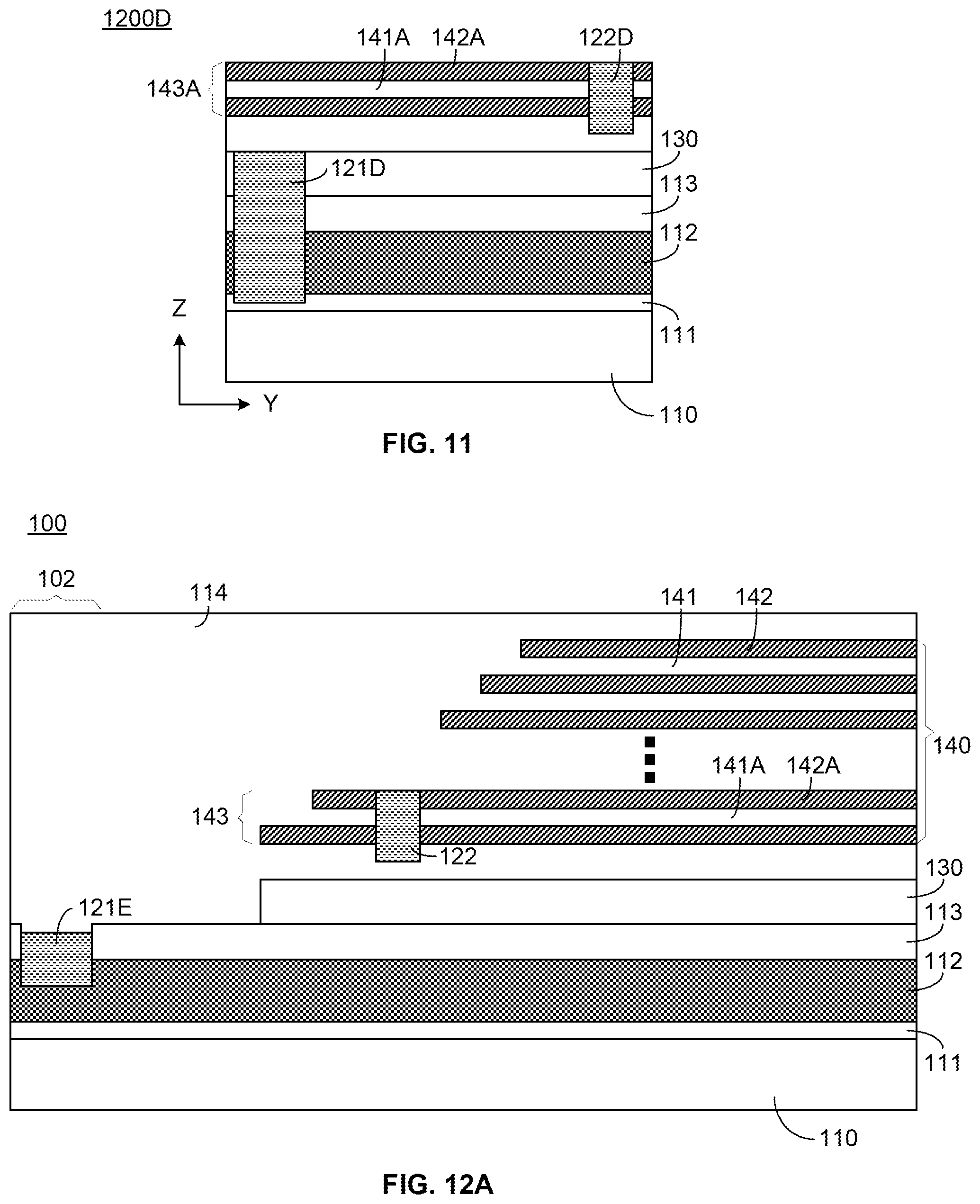 Patent US12347787 Figure 6 – Three dimensional (3D) memory device and fabrication method