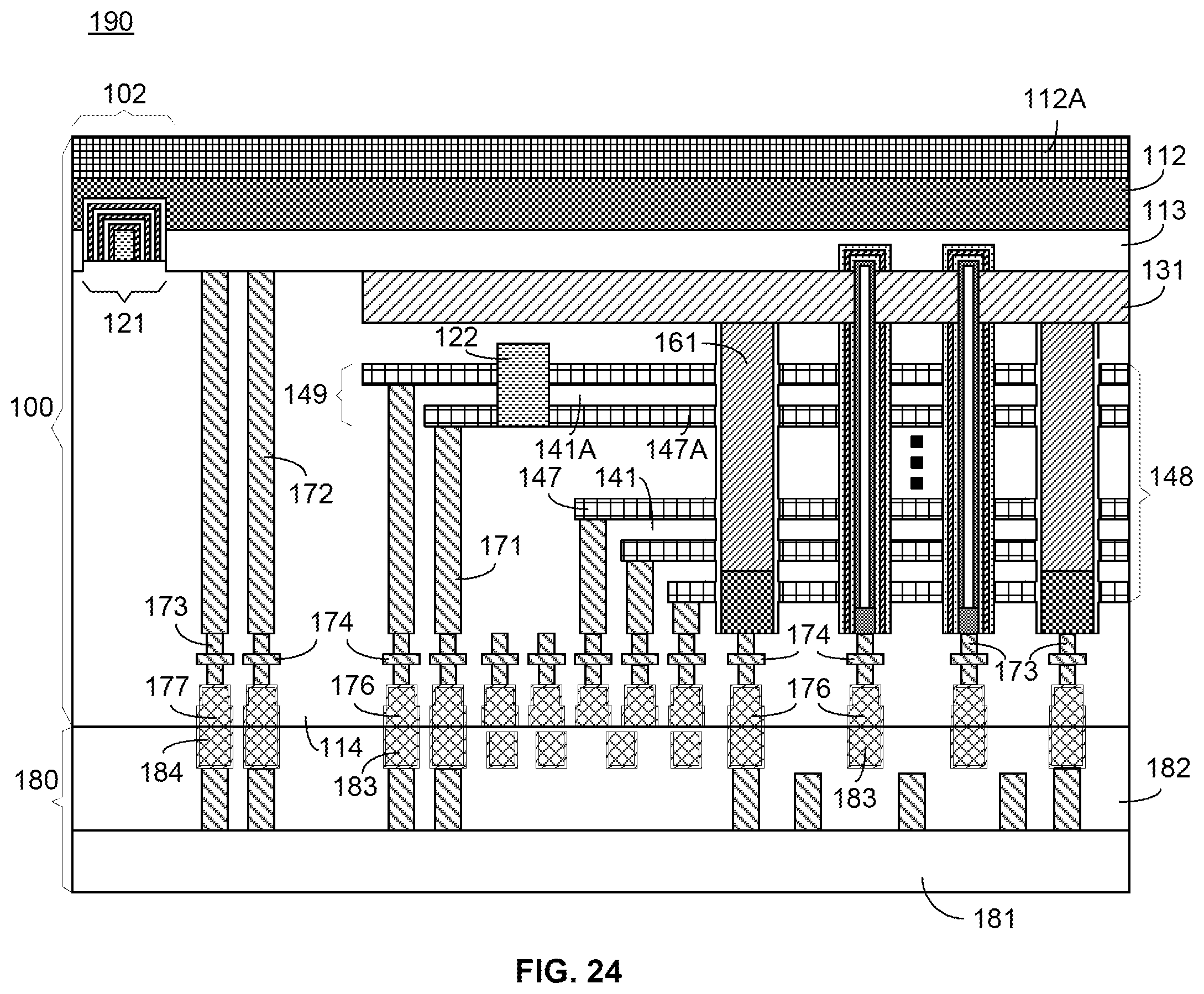 Patent US12347787 Figure 16 – Three dimensional (3D) memory device and fabrication method