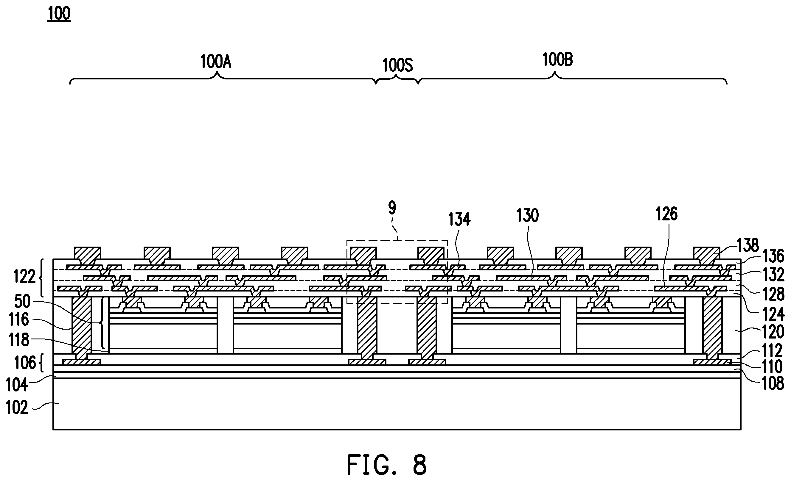 Patent US12347791 Figure 8 – Integrated circuit package and method