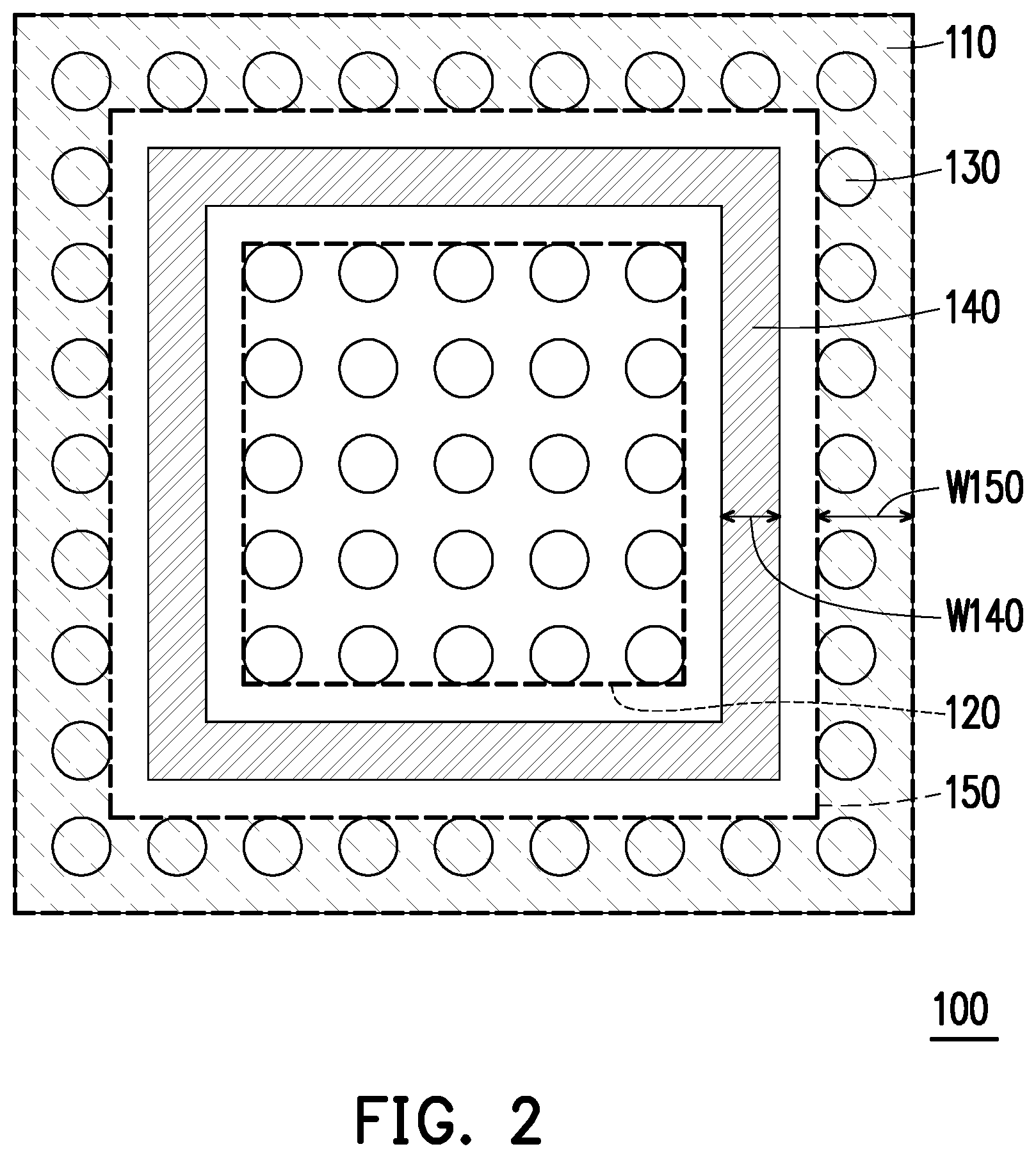 Patent US12347793 Figure 2 – Semiconductor package