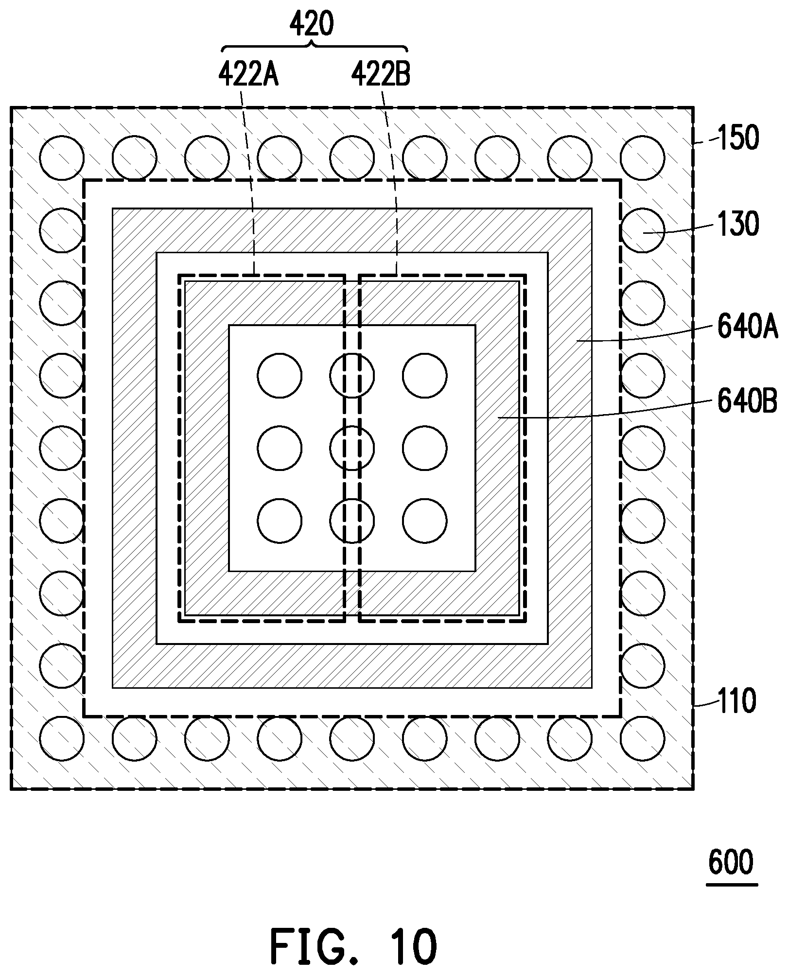 Patent US12347793 Figure 10 – Semiconductor package