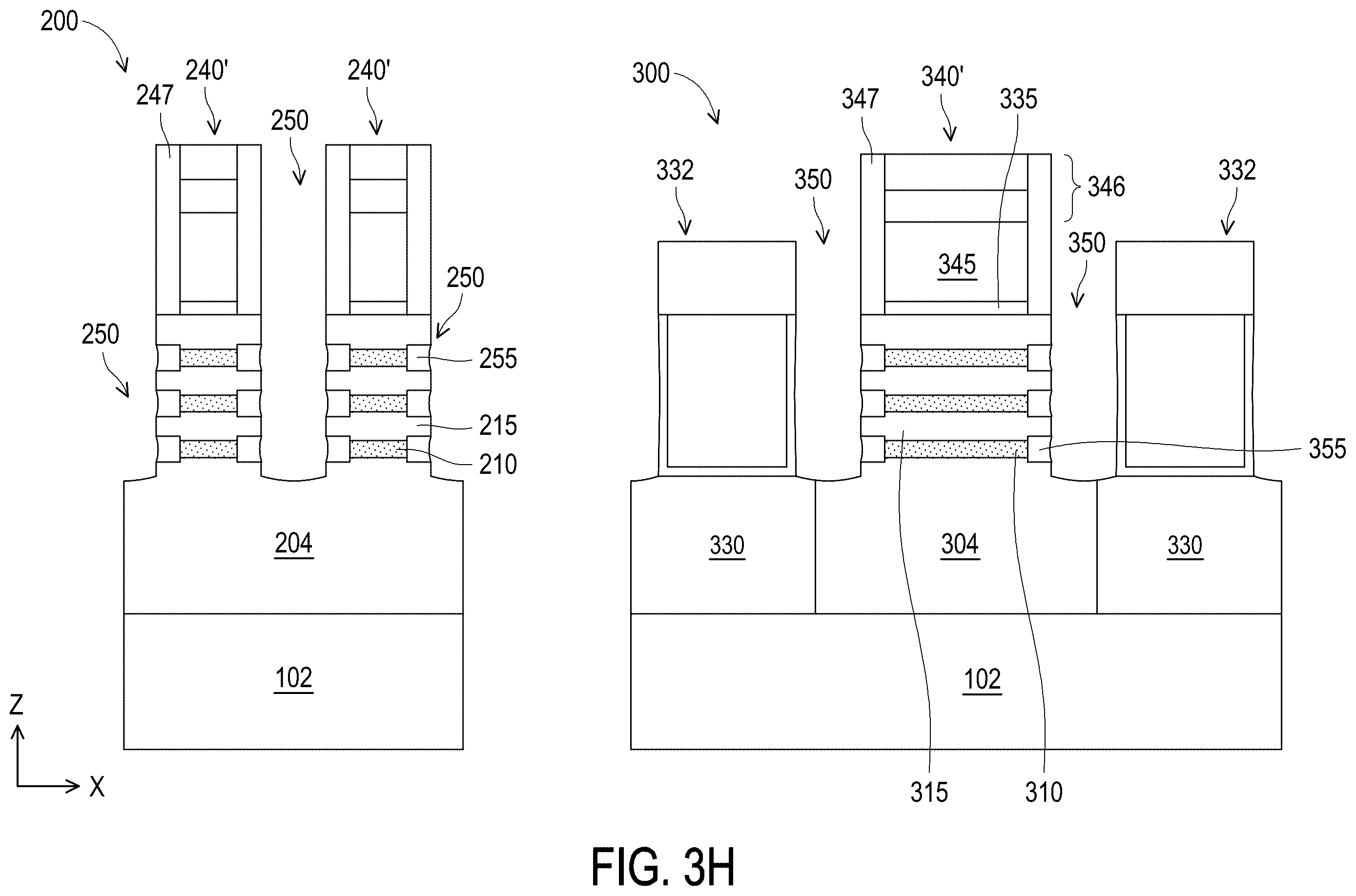 Patent US12347794 Figure 11 – Seal ring with continuous ring shape features for semiconductor device with gate-all-around transistors