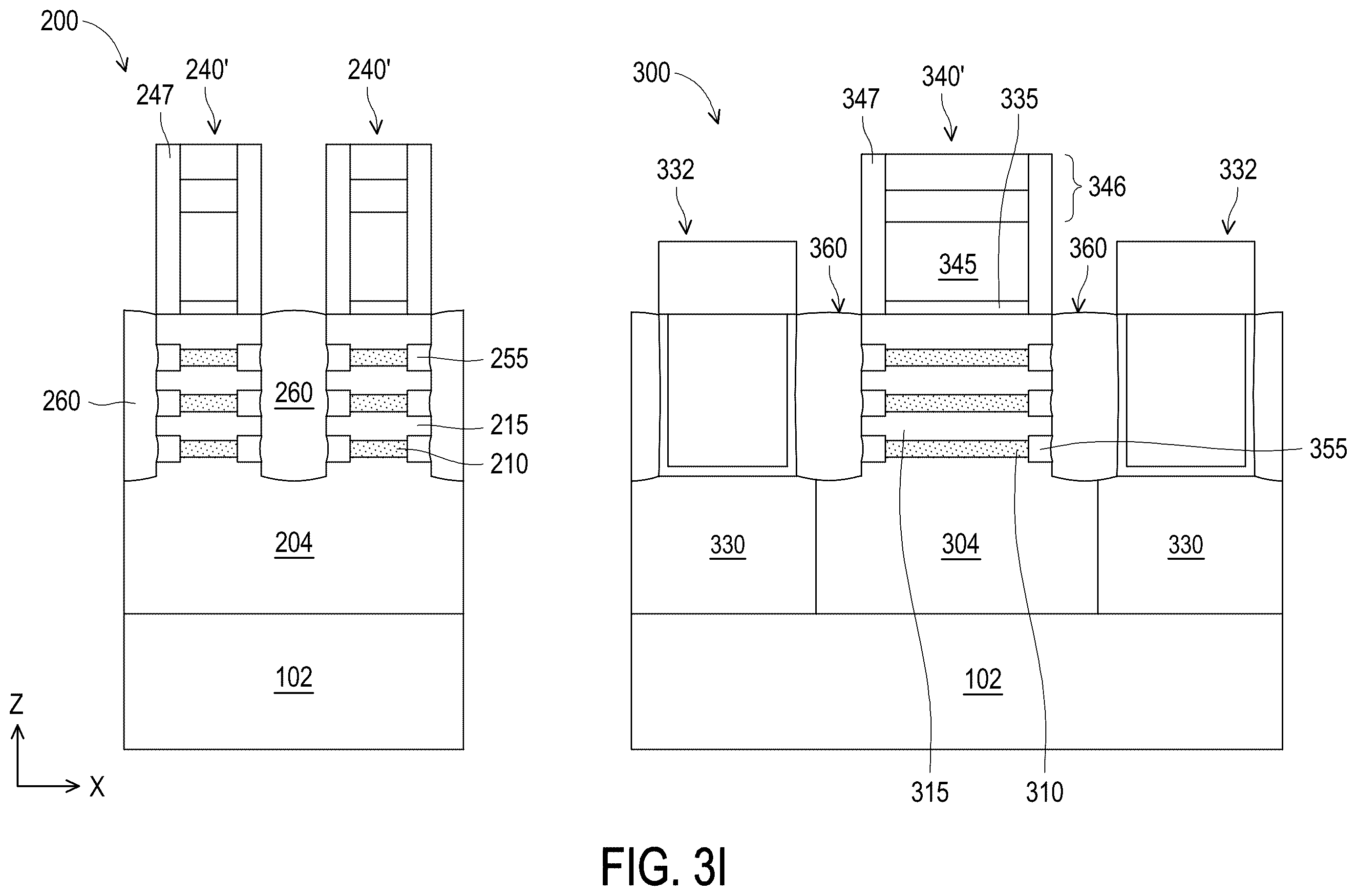 Patent US12347794 Figure 12 – Seal ring with continuous ring shape features for semiconductor device with gate-all-around transistors
