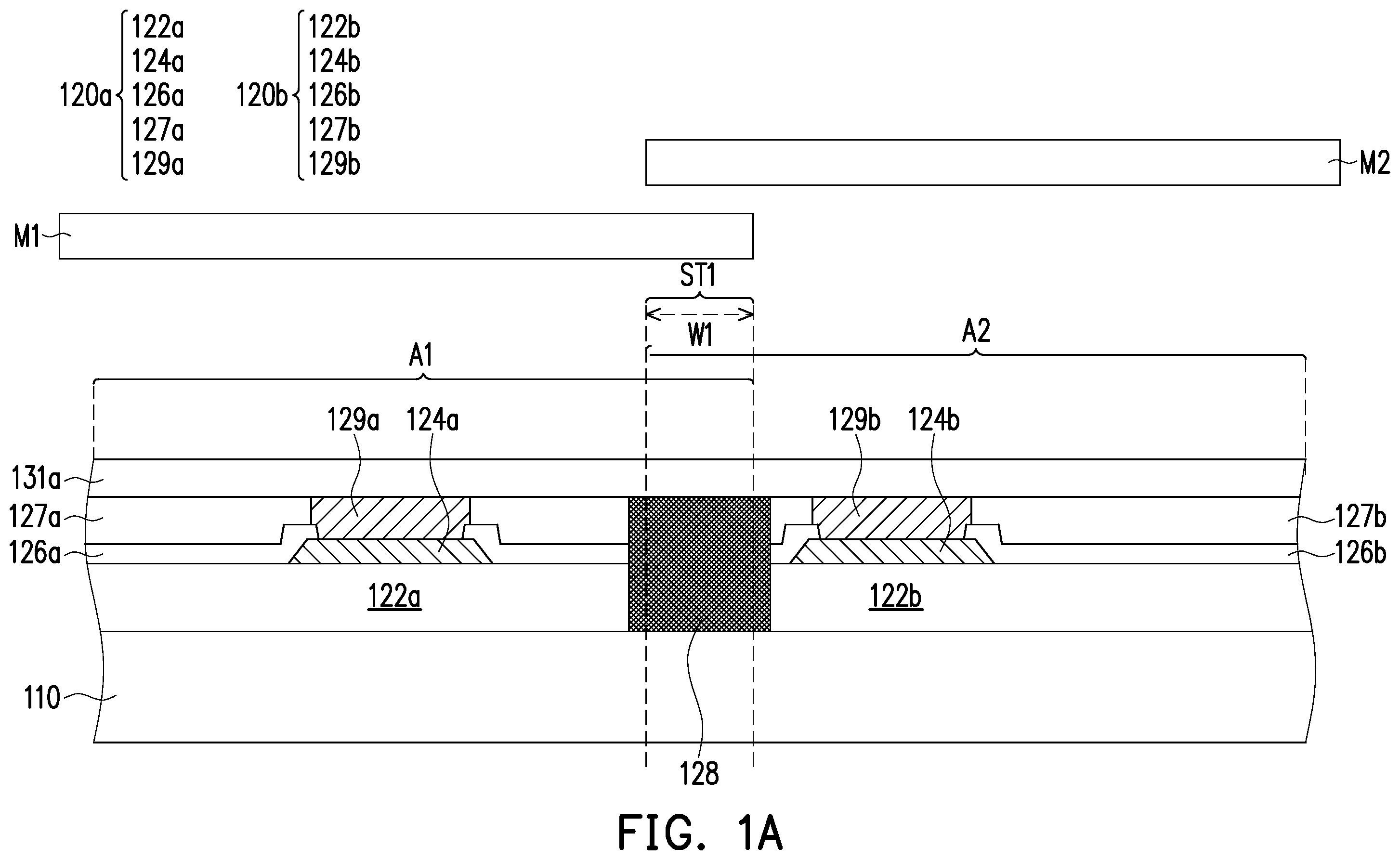 Patent US12347801 — Semiconductor package and method for manufacturing the same — Figure 1