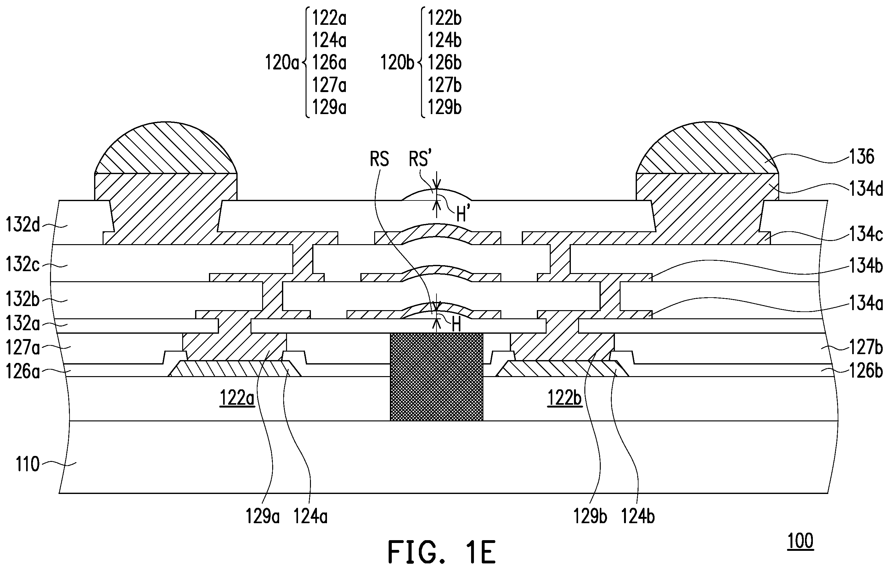 Patent US12347801 Figure 5 – Semiconductor package and method for manufacturing the same