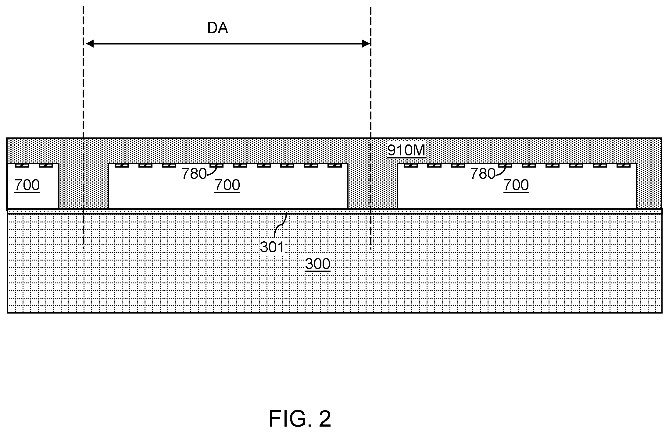 Patent US12347802 Figure 3 – Die corner removal for underfill crack suppression in semiconductor die packaging