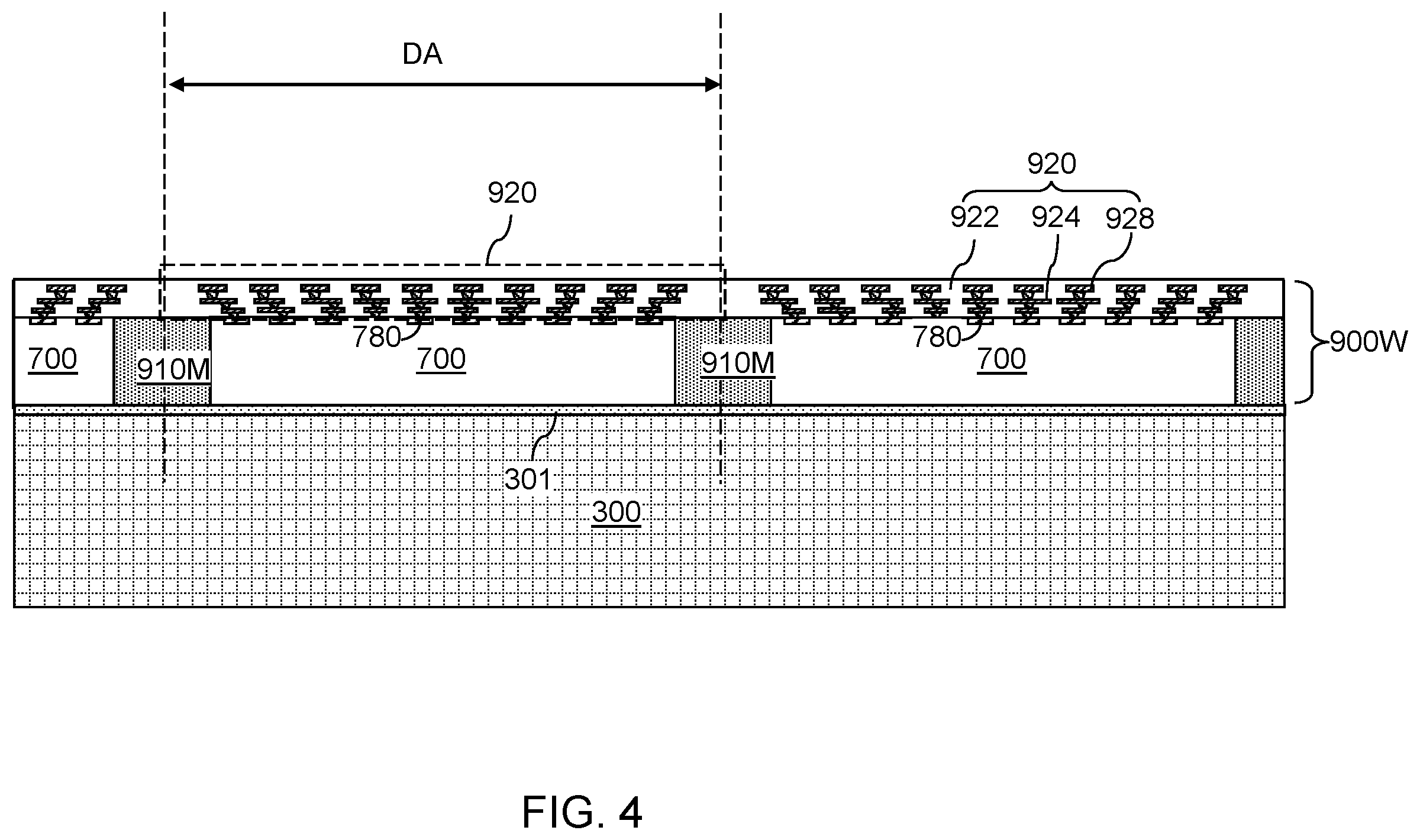 Patent US12347802 Figure 5 – Die corner removal for underfill crack suppression in semiconductor die packaging