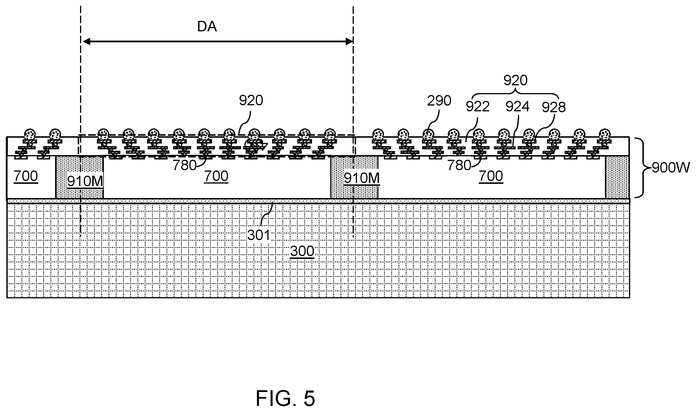 Patent US12347802 Figure 6 – Die corner removal for underfill crack suppression in semiconductor die packaging