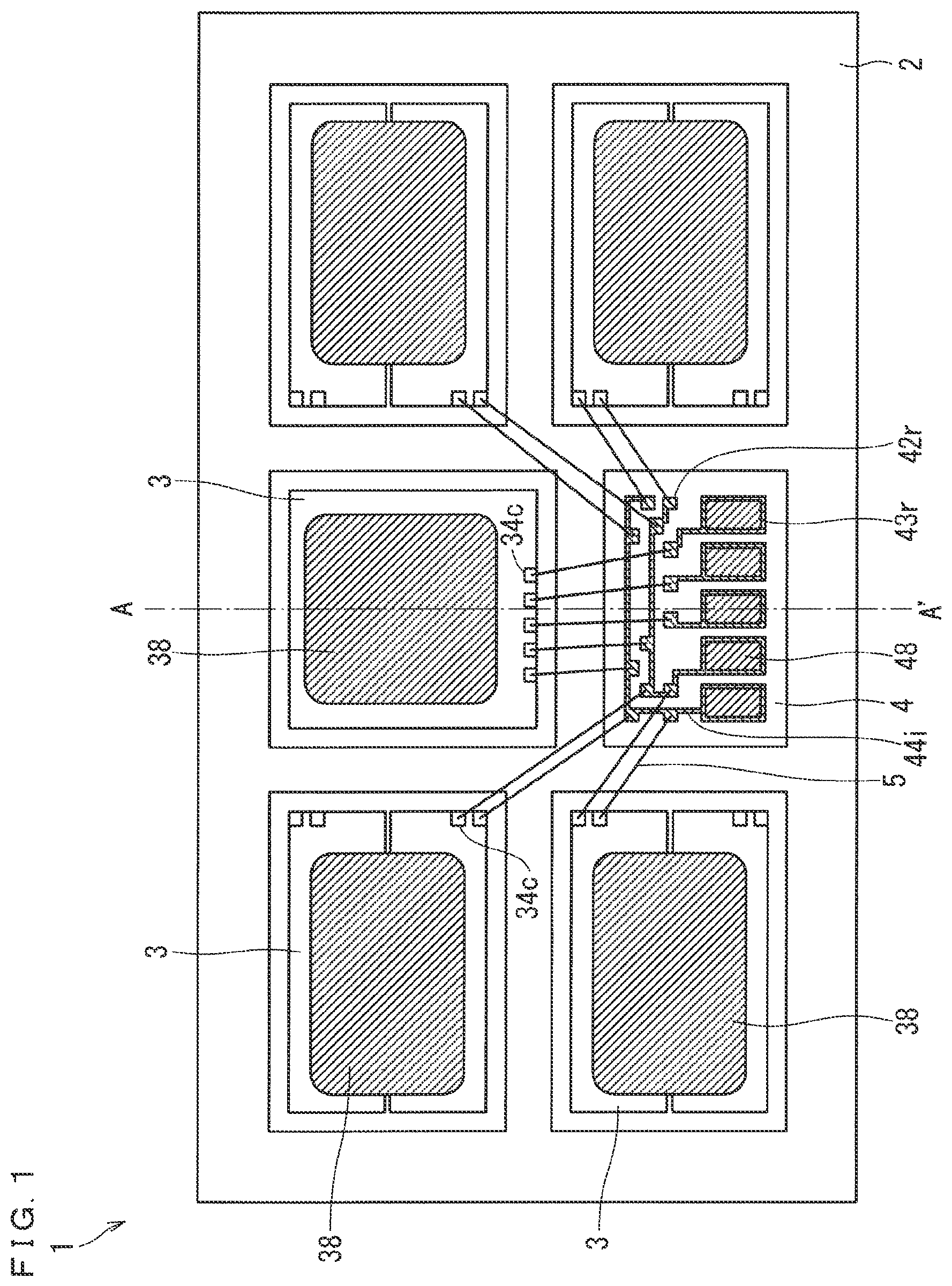 Patent US12347814 Figure 1 – Semiconductor package and semiconductor device