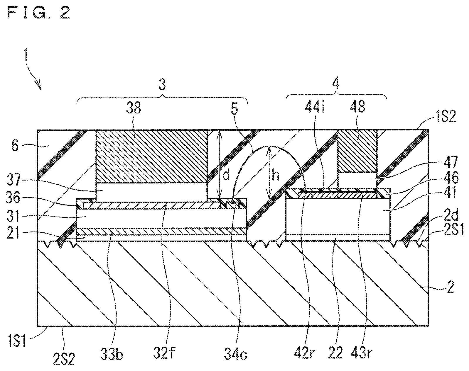 Patent US12347814 Figure 2 – Semiconductor package and semiconductor device