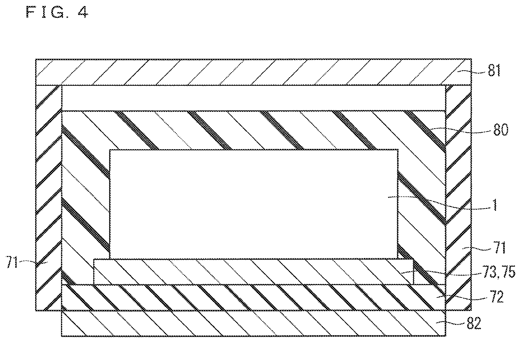 Patent US12347814 Figure 4 – Semiconductor package and semiconductor device