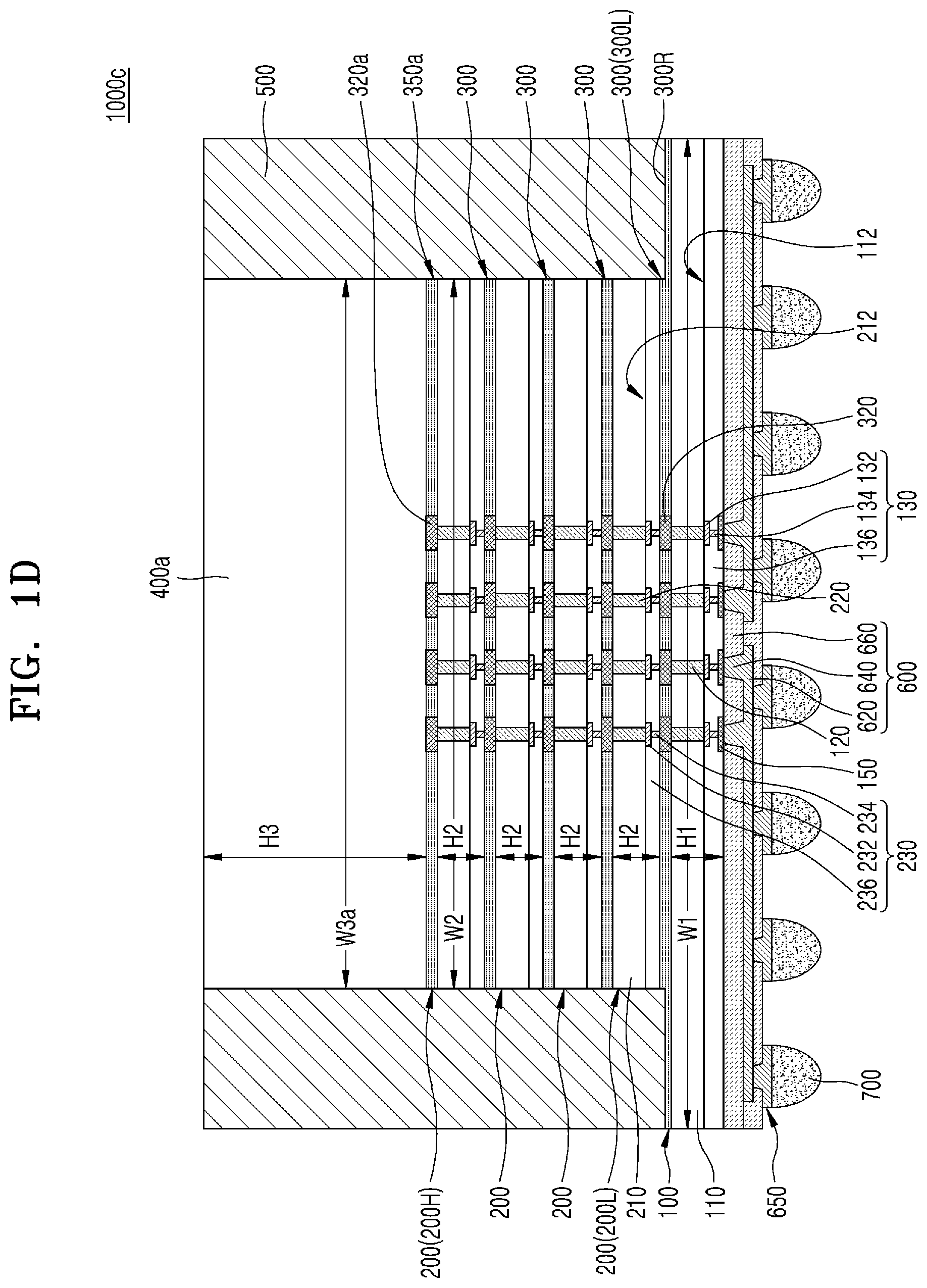 Patent US12347819 Figure 4 – Semiconductor package having stacked semiconductor chips