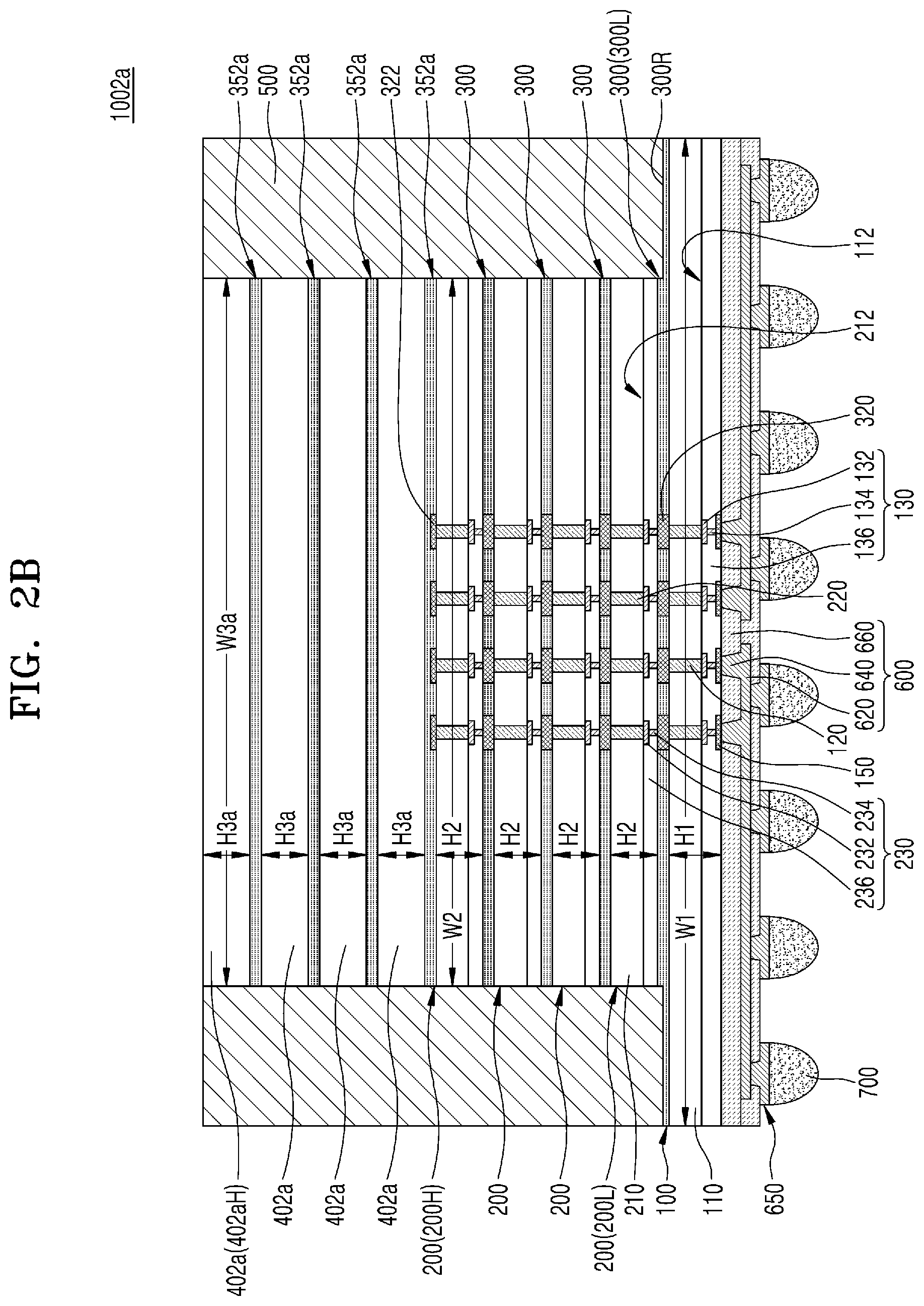 Patent US12347819 Figure 6 – Semiconductor package having stacked semiconductor chips