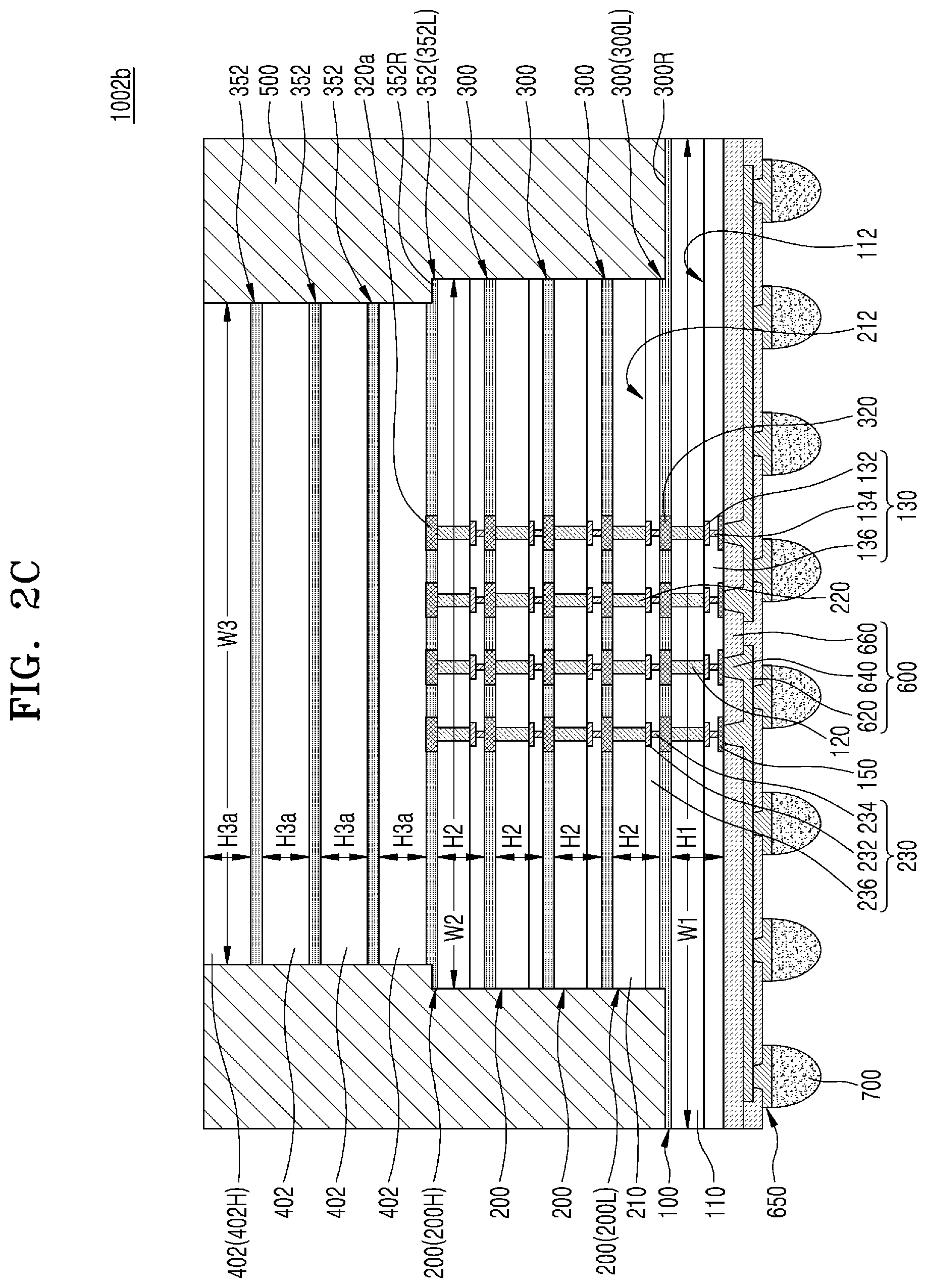 Patent US12347819 Figure 7 – Semiconductor package having stacked semiconductor chips