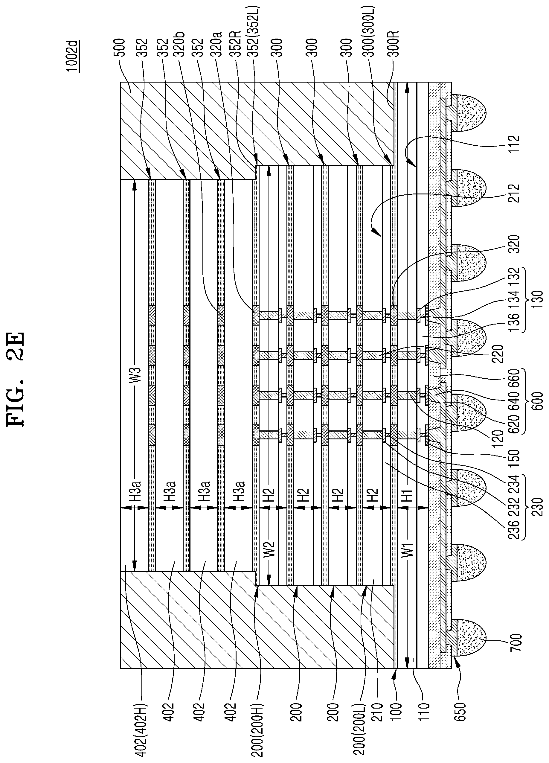 Patent US12347819 Figure 9 – Semiconductor package having stacked semiconductor chips