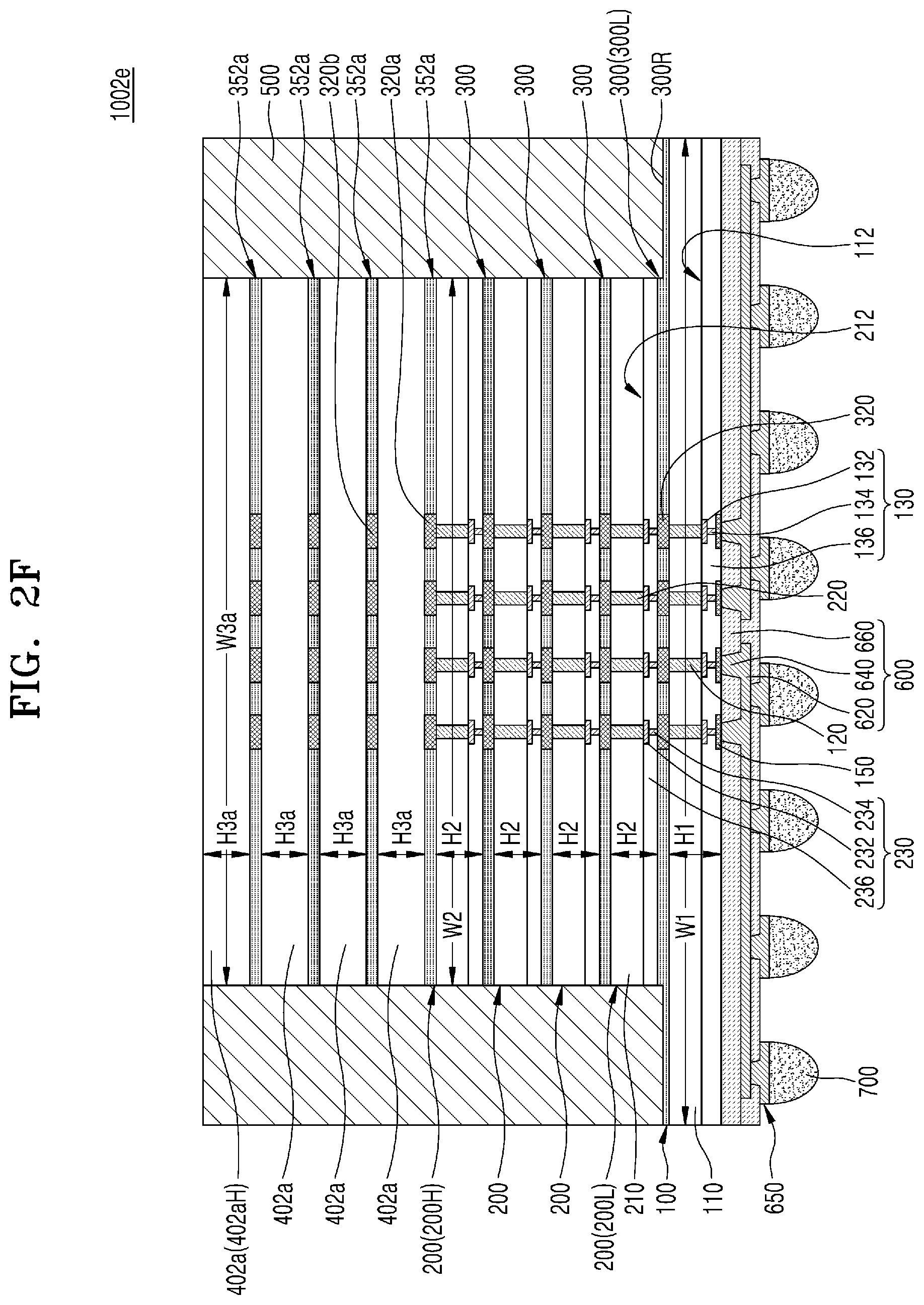 Patent US12347819 Figure 10 – Semiconductor package having stacked semiconductor chips