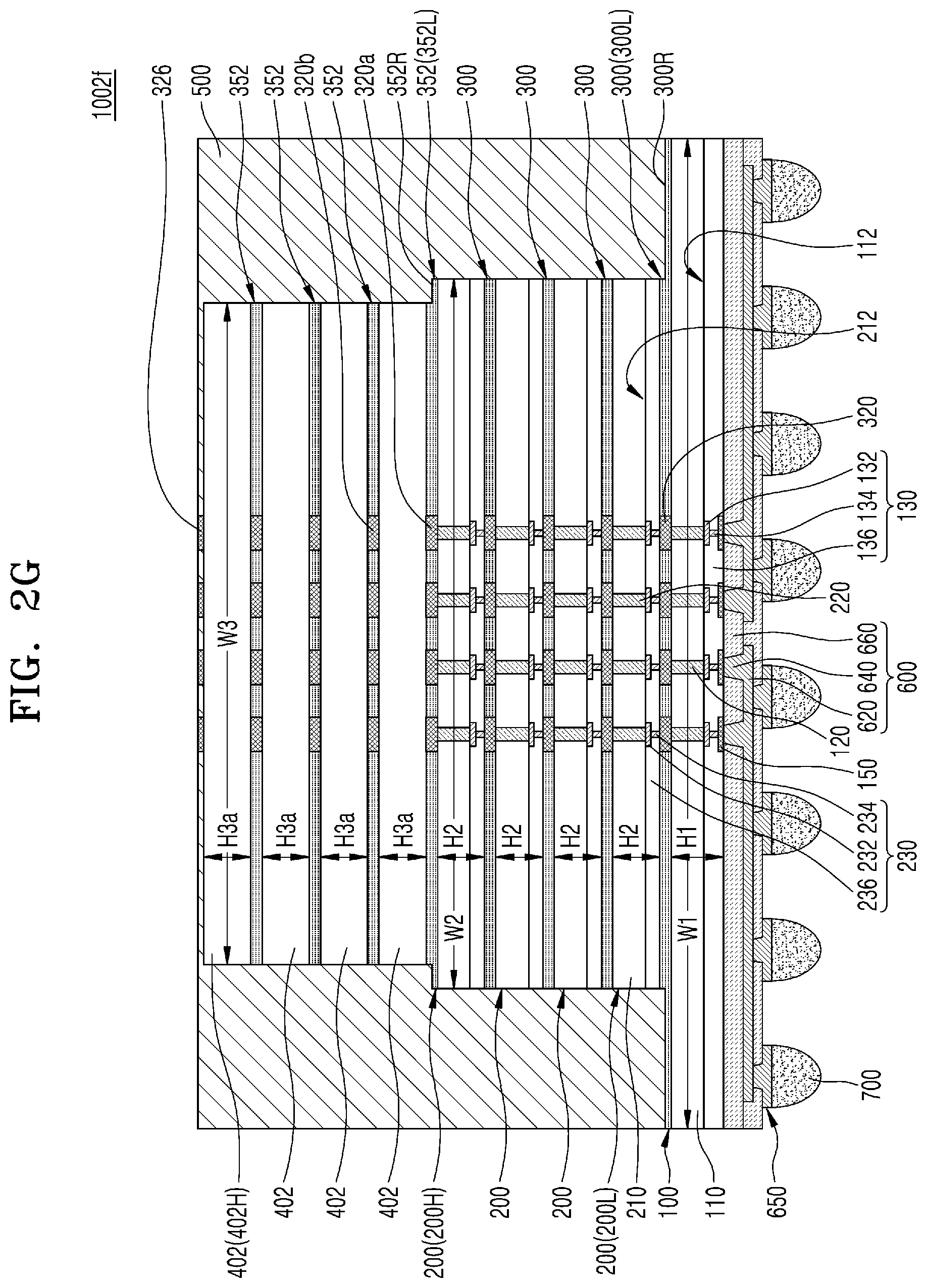 Patent US12347819 Figure 11 – Semiconductor package having stacked semiconductor chips