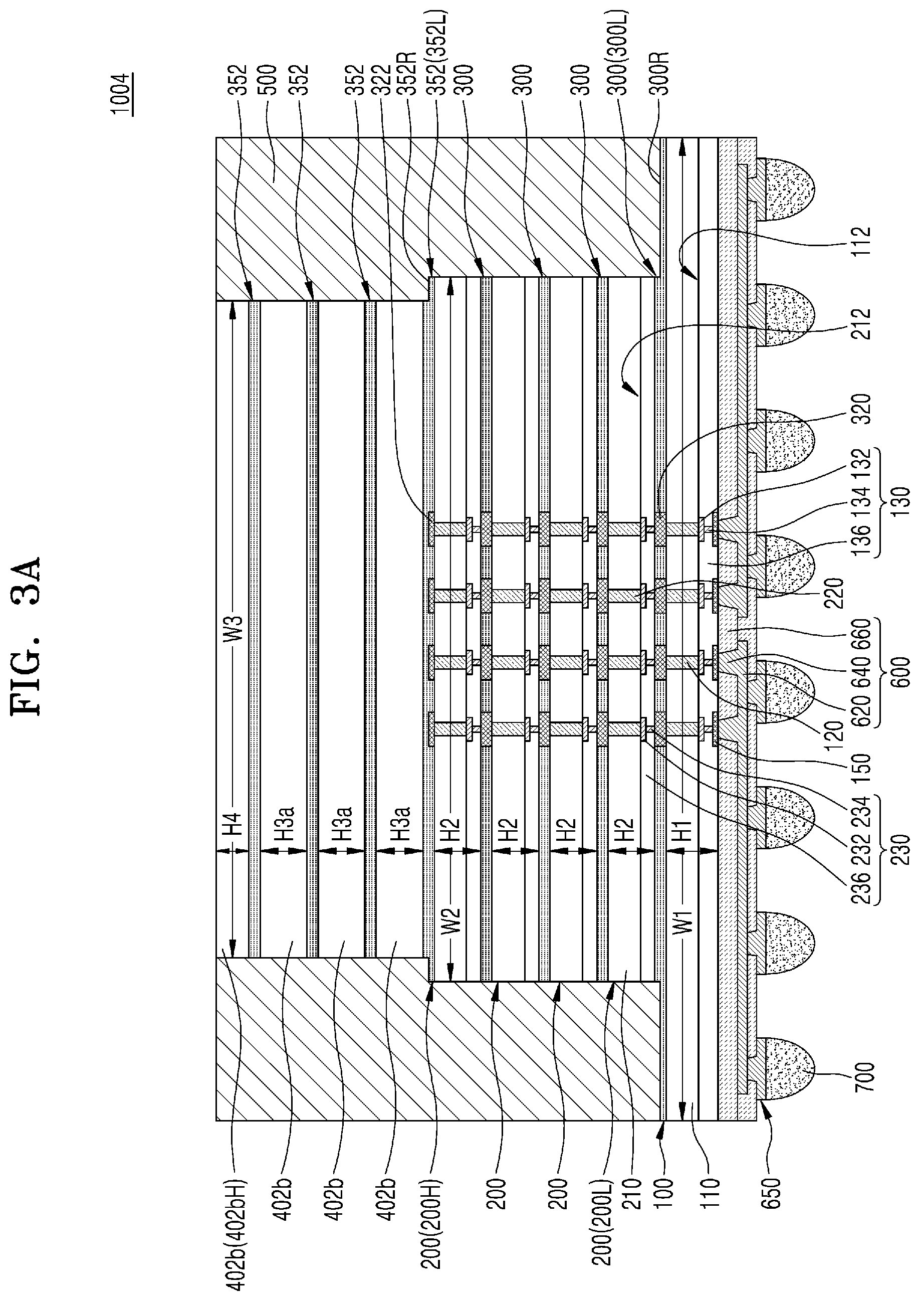 Patent US12347819 Figure 13 – Semiconductor package having stacked semiconductor chips