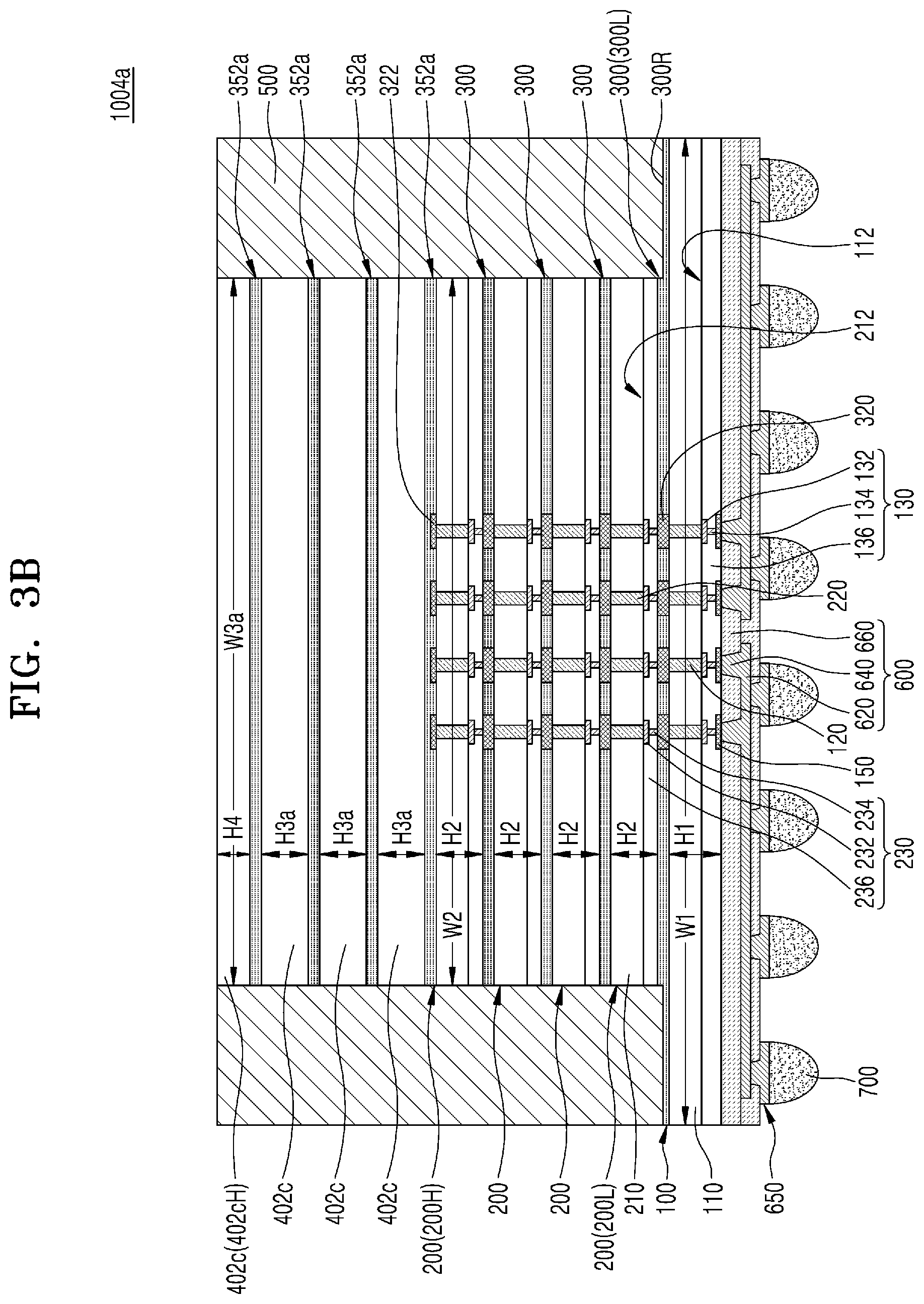 Patent US12347819 Figure 14 – Semiconductor package having stacked semiconductor chips