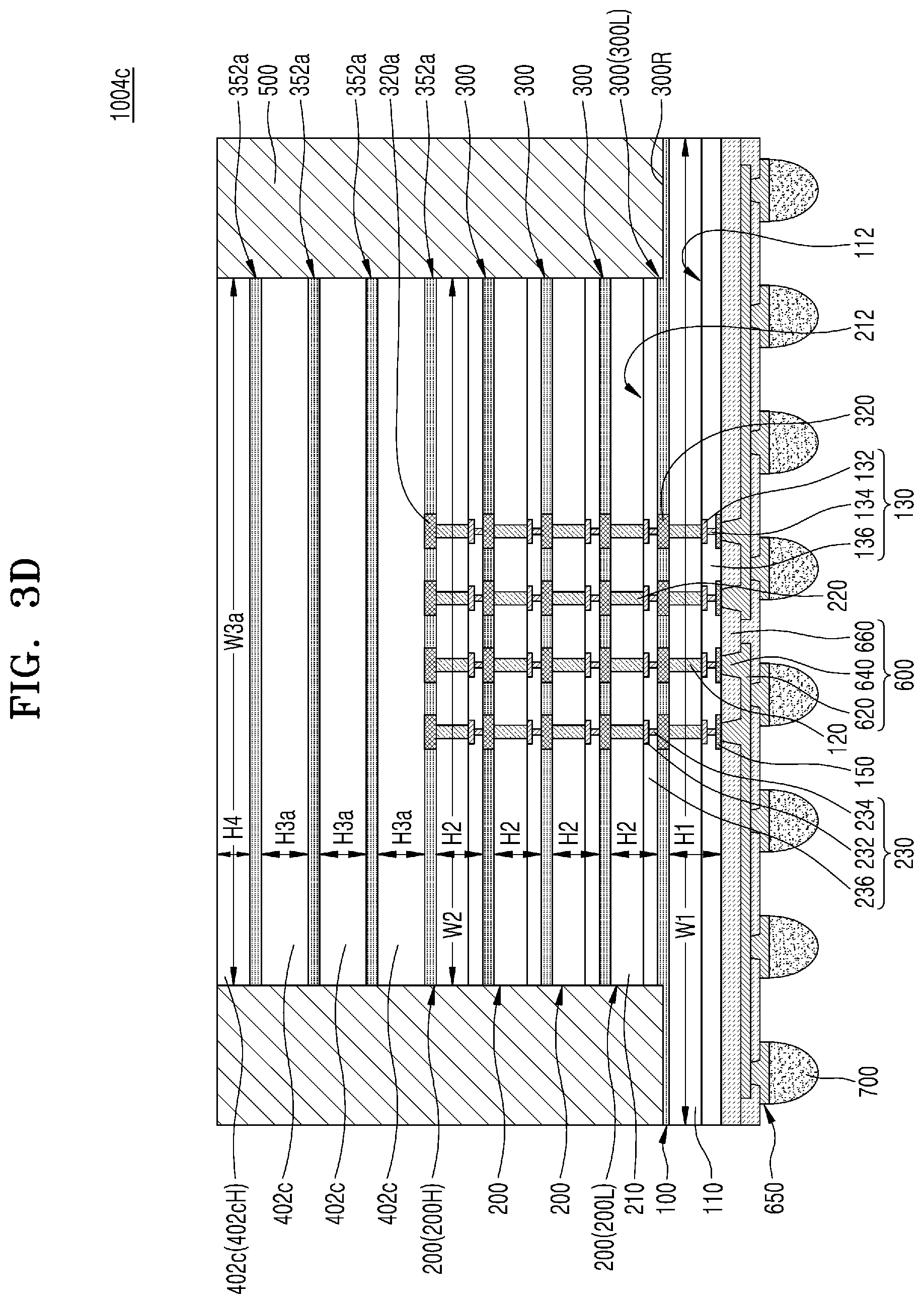Patent US12347819 Figure 16 – Semiconductor package having stacked semiconductor chips