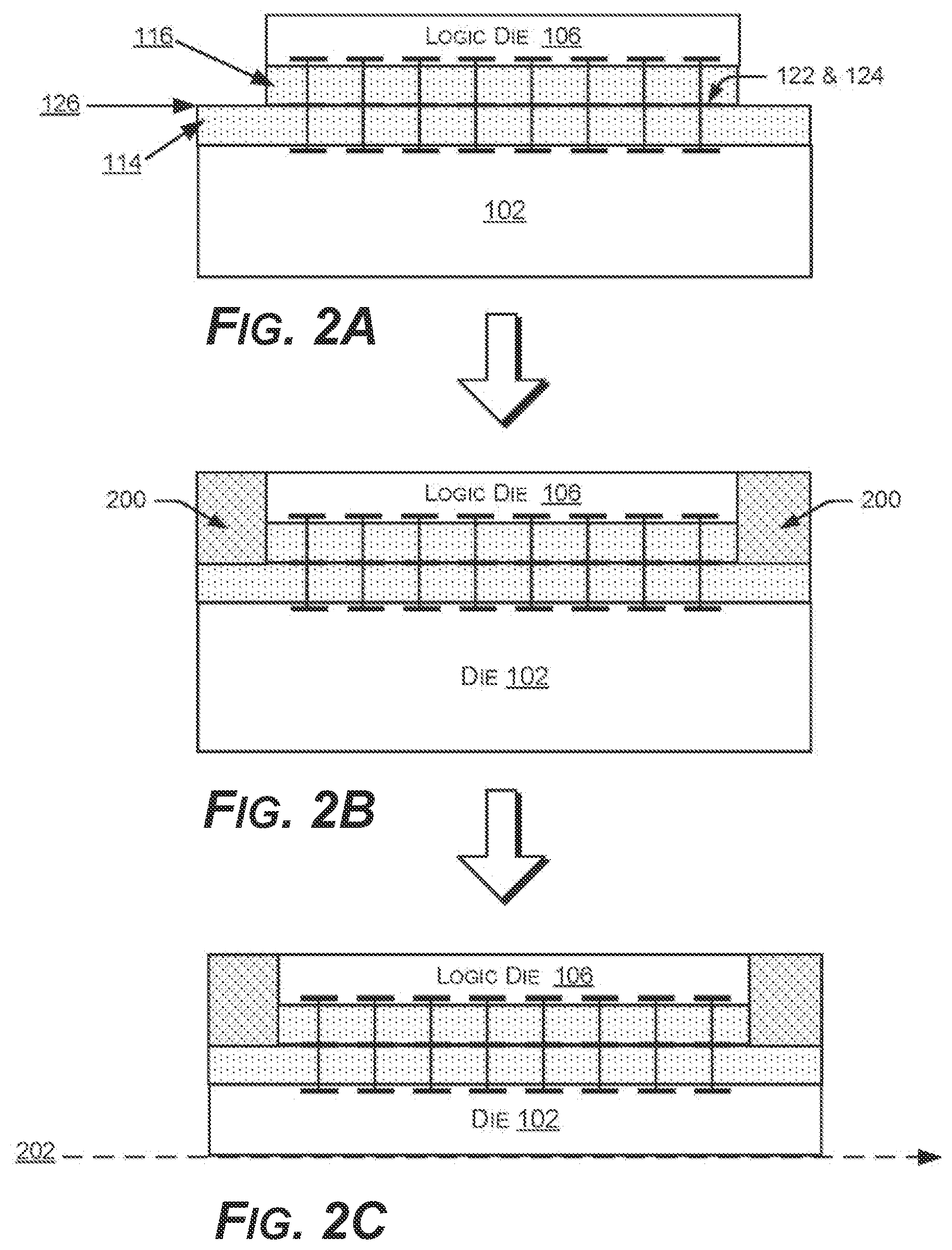 Patent US12347820 Figure 2 – Stacked devices and methods of fabrication