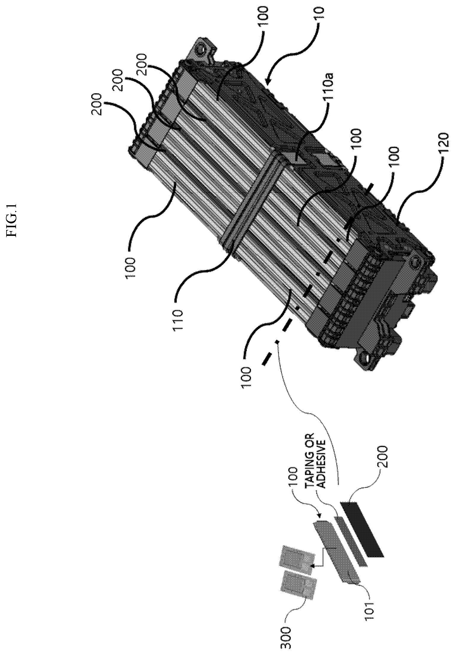 Patent US12347836 Figure 1 – Vehicle battery system and method for detecting and coping with swelling phenomenon