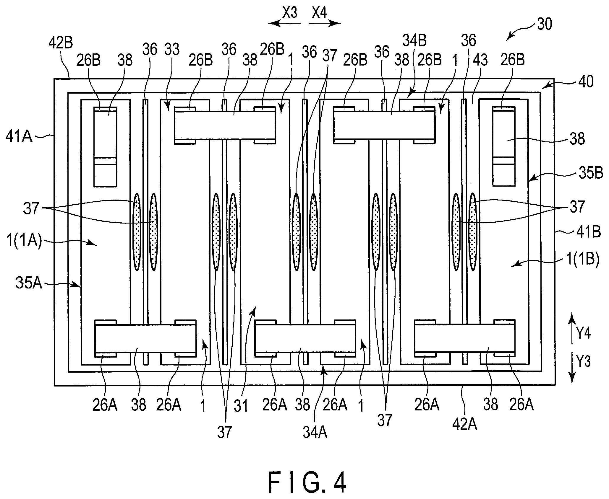 Patent US12347837 Figure 3 – Battery pack and battery system