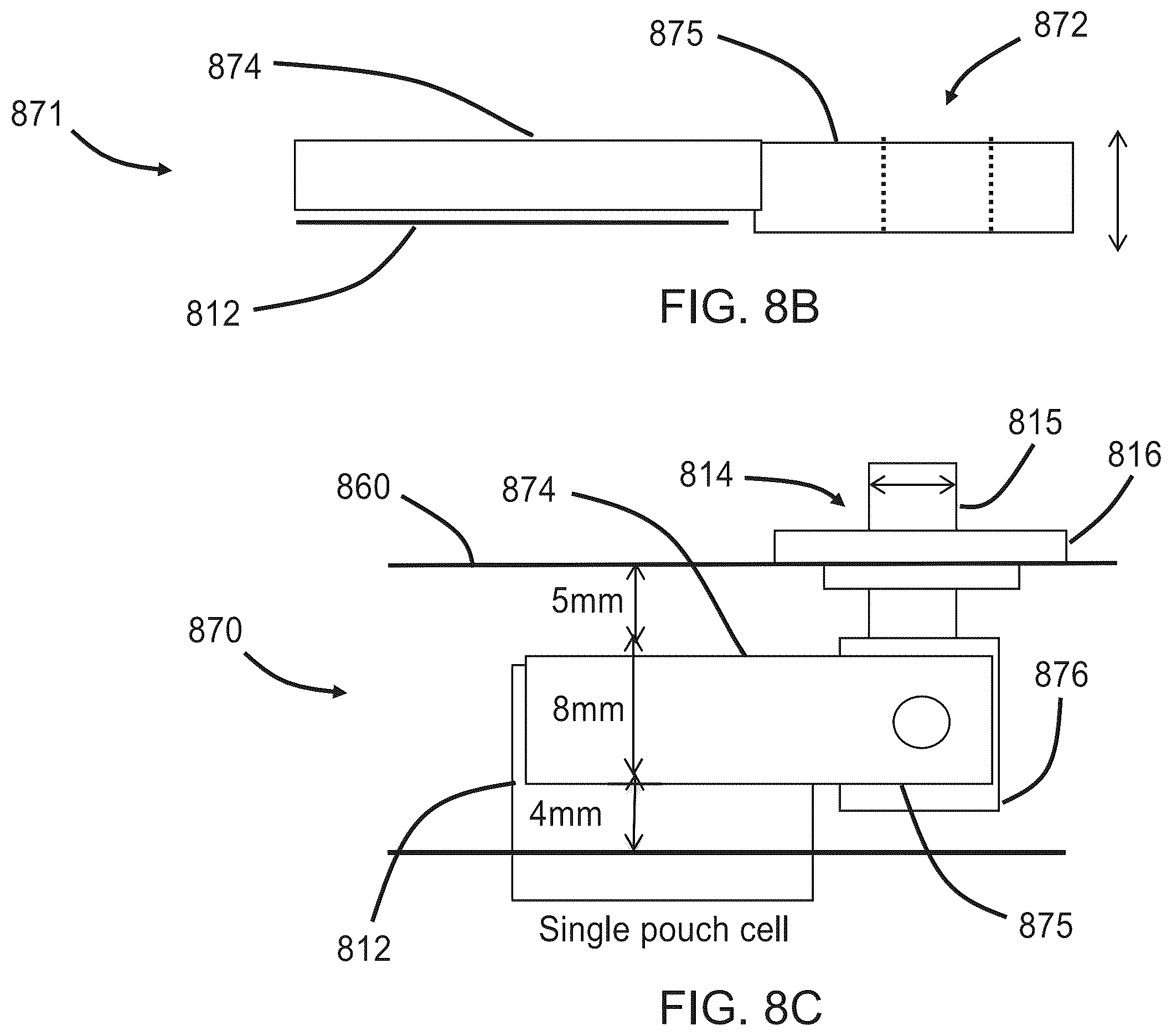 Patent US12347874 Figure 15 – Single pouch battery cells and methods of manufacture