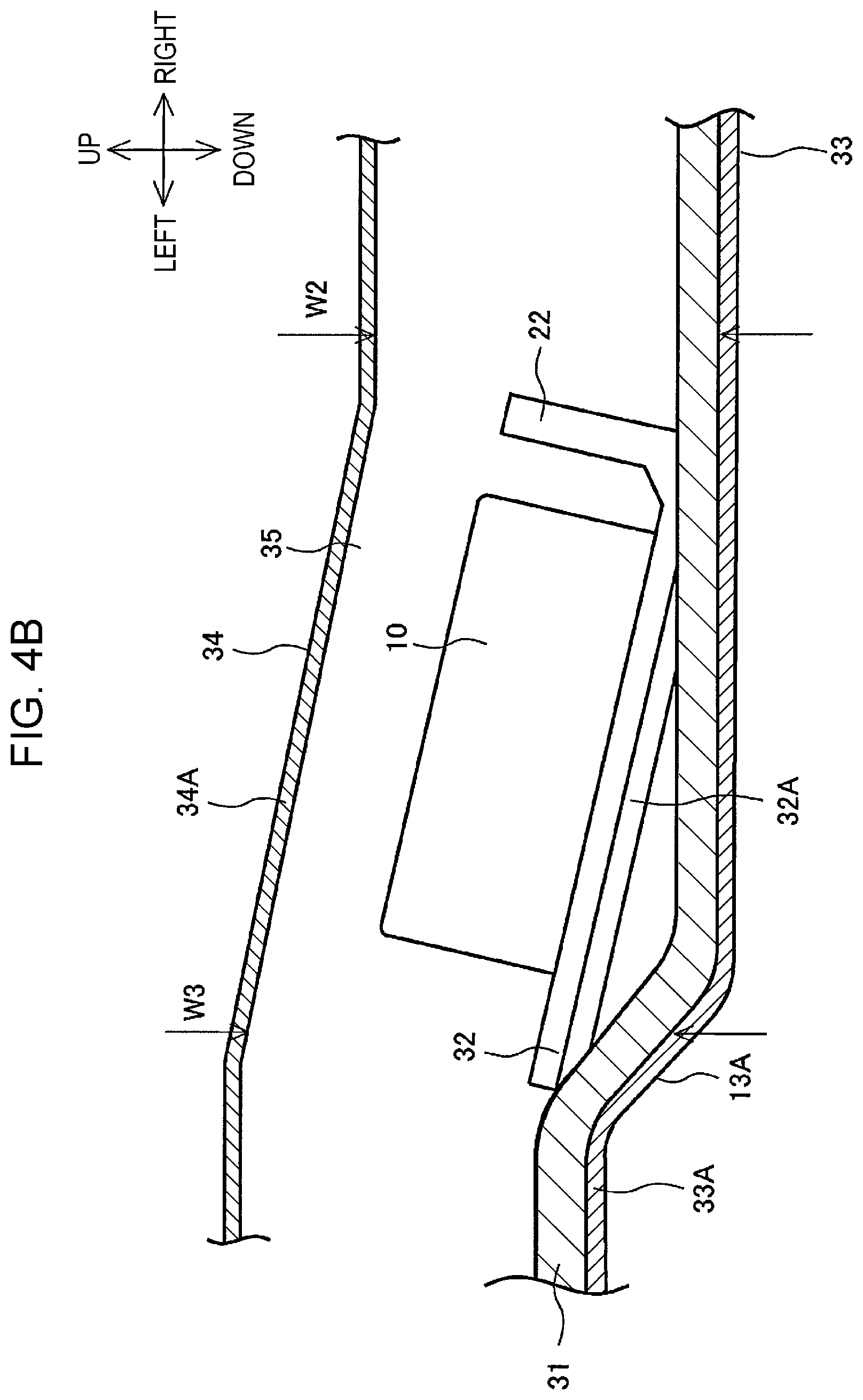 Patent US12347881 Figure 6 – Battery-module protection structure