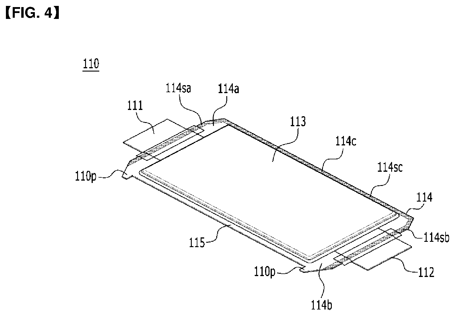 Patent US12347882 Figure 4 – Battery module and battery pack including the same