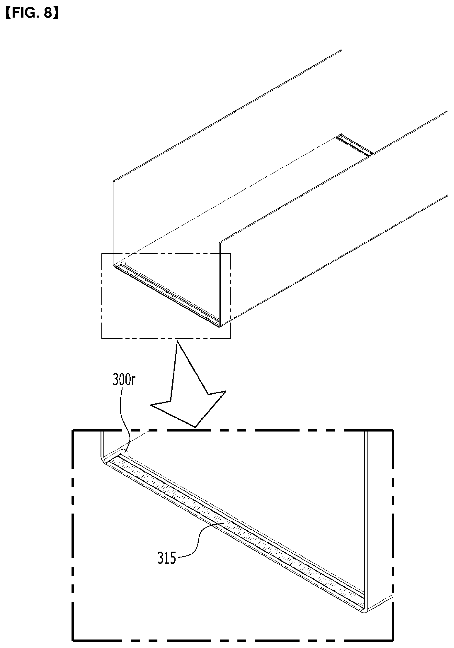 Patent US12347882 Figure 8 – Battery module and battery pack including the same